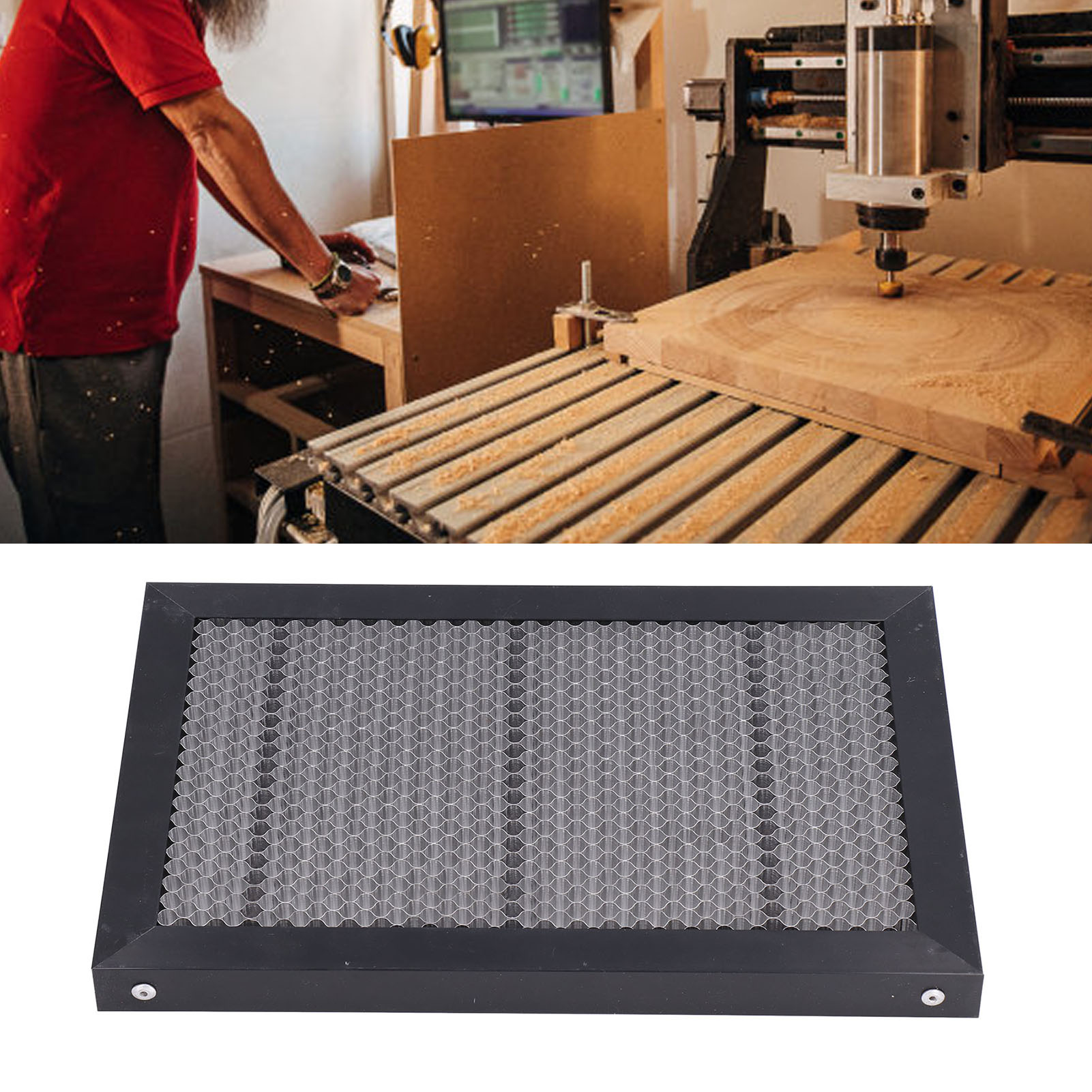 Laserschneidmaschine Zum Gravieren Von Wabenplatten, Stütztisch Zum Gravieren Einer Einzelnen Wabenplatte (300x200x22mm)