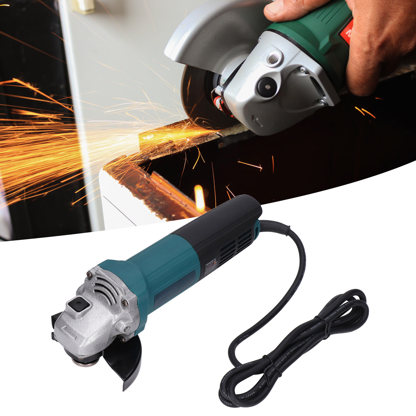 Elektrischer Winkelschleifer, 220 V, 3–100 °c, 100 Mm (4 Zoll), Trennwerkzeug, 980 W