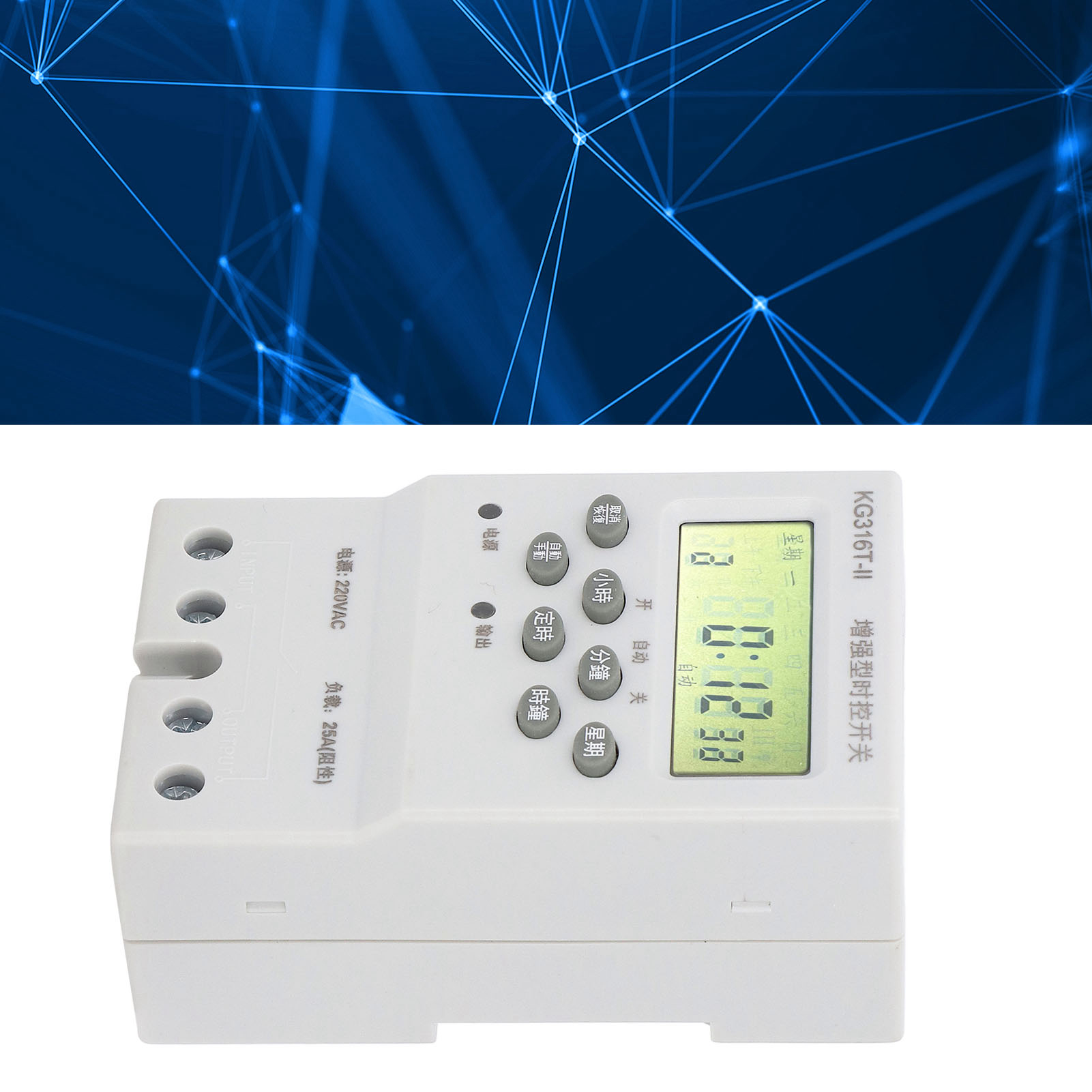 Hochpräziser, Mikroprozessorgesteuerter Zeitschalter Ac220v