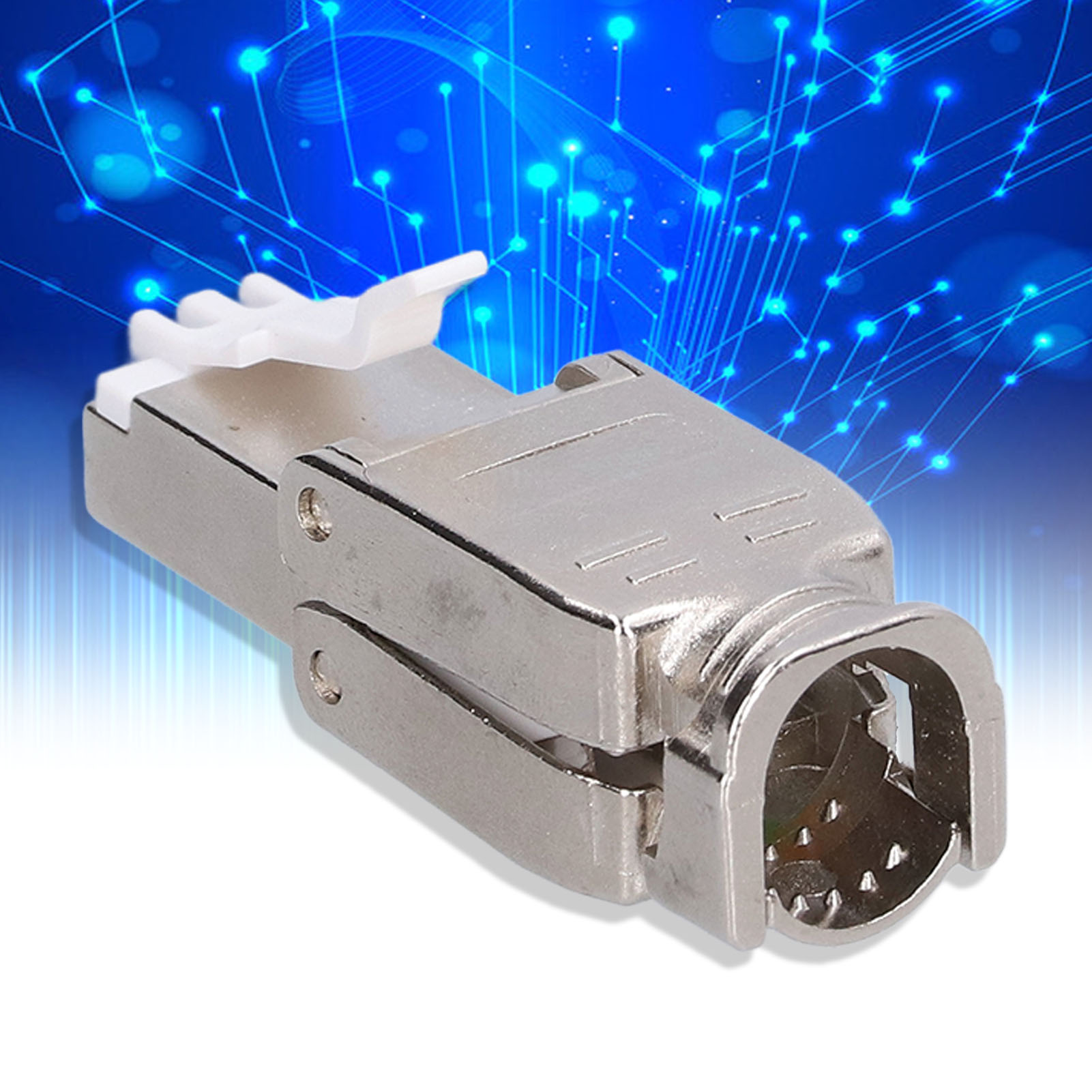 Vergoldete, Ungeschirmte Cat6a Gigabit Rj45-stecker, Keine Spannung Oder Bohrung Erforderlich