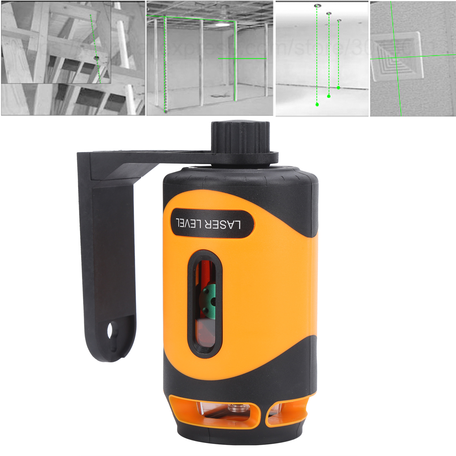 Miniatur-laser-nivelliergerät T52, Tragbarer Infrarot-außenstrahler Mit 2 Linien Und Grünem Licht, Ip54 Wasserdicht