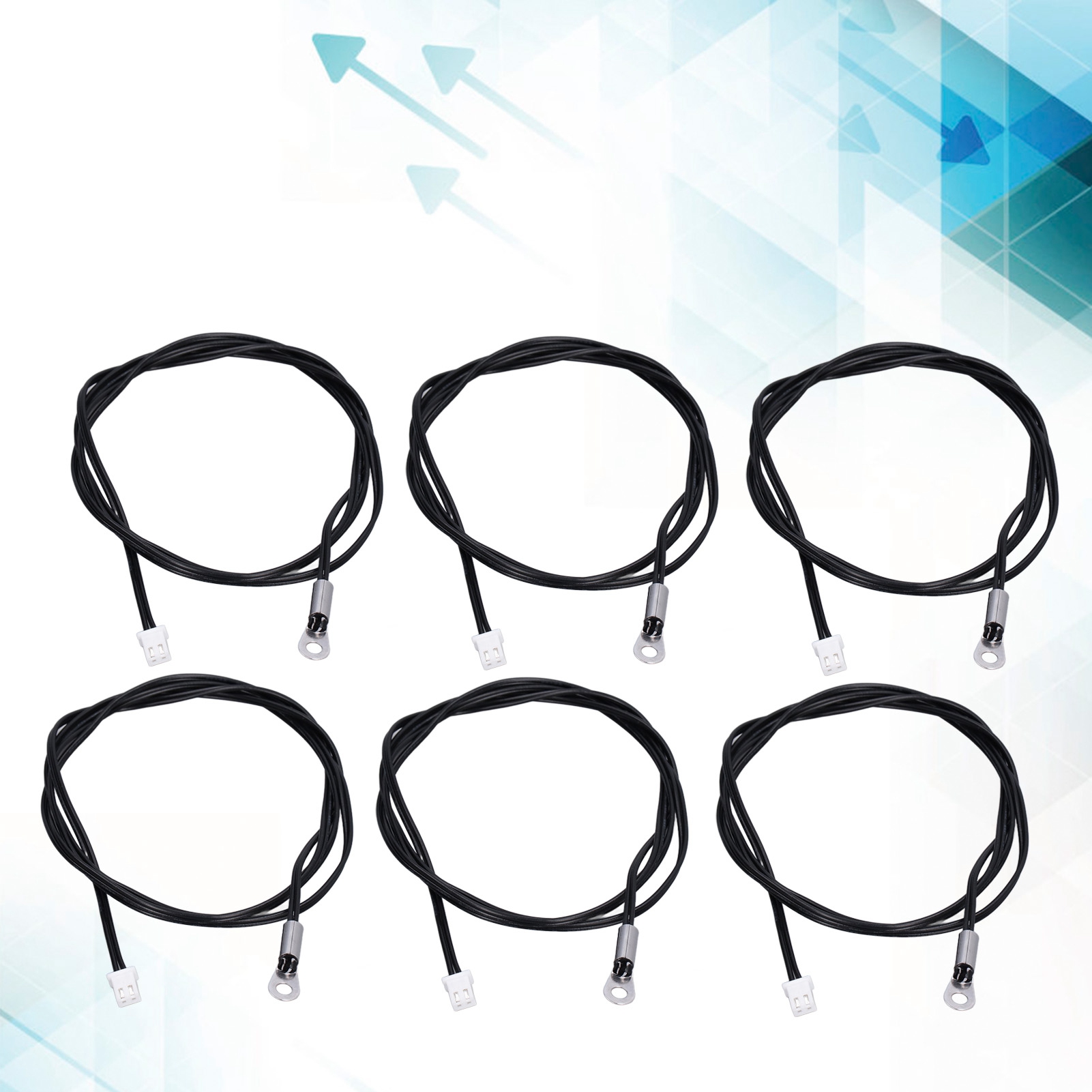 10 Stück Pro Packung, 1 M Langes Rundkabel, Kaltgepresster Anschlussstecker, 15k Ntc-thermistor-temperatursensor B3950