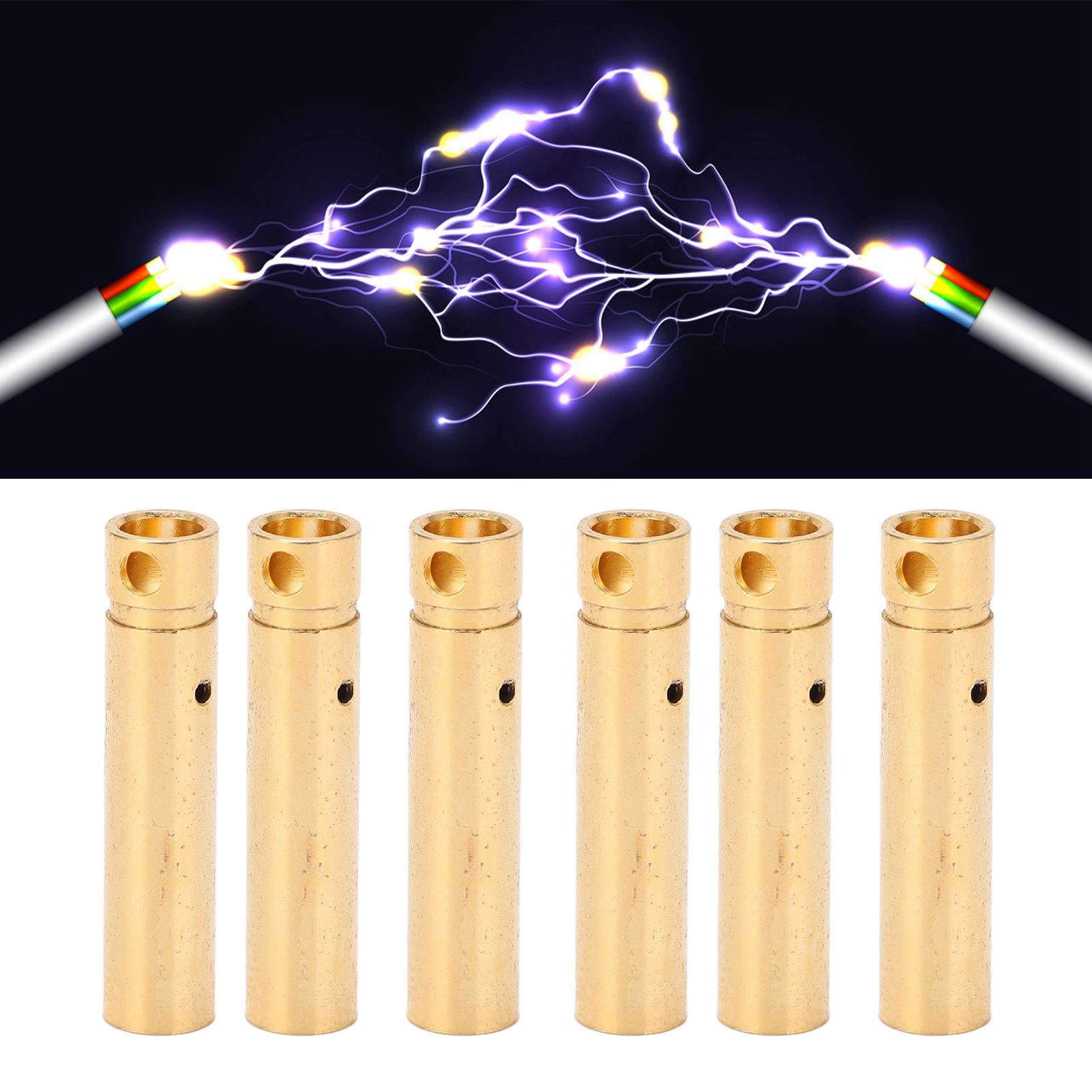 4,0 Mm Bananenstecker (männlich/weiblich) Aus Metall, Vergoldet, Aus Reinem Kupfer.