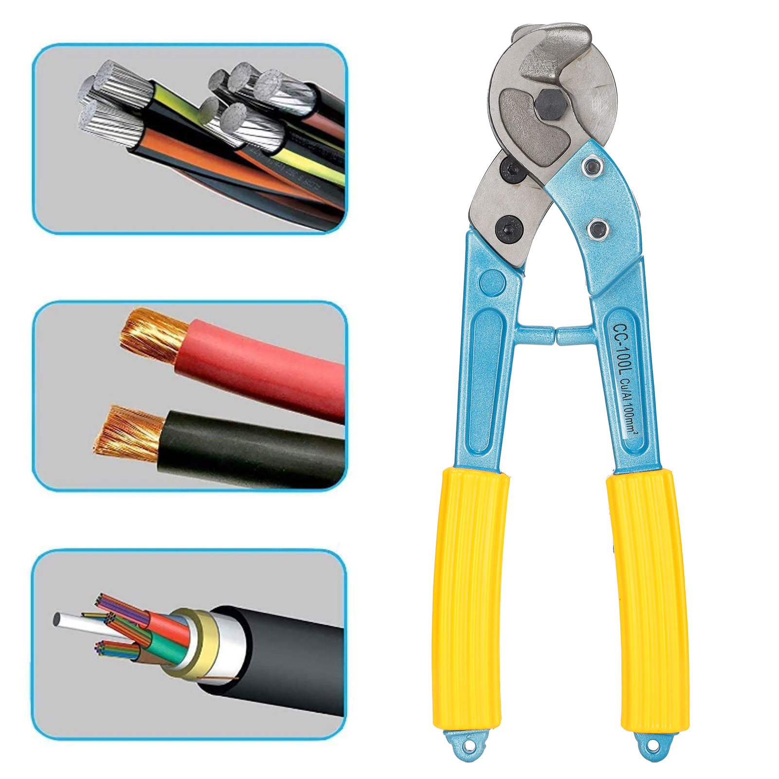 Cc-100l Langarm-kabelschneider – Gerader Verlängerungs-kabelschneider – Isolationsschneider Für Zeit- Und Arbeitssparendes Arbeiten