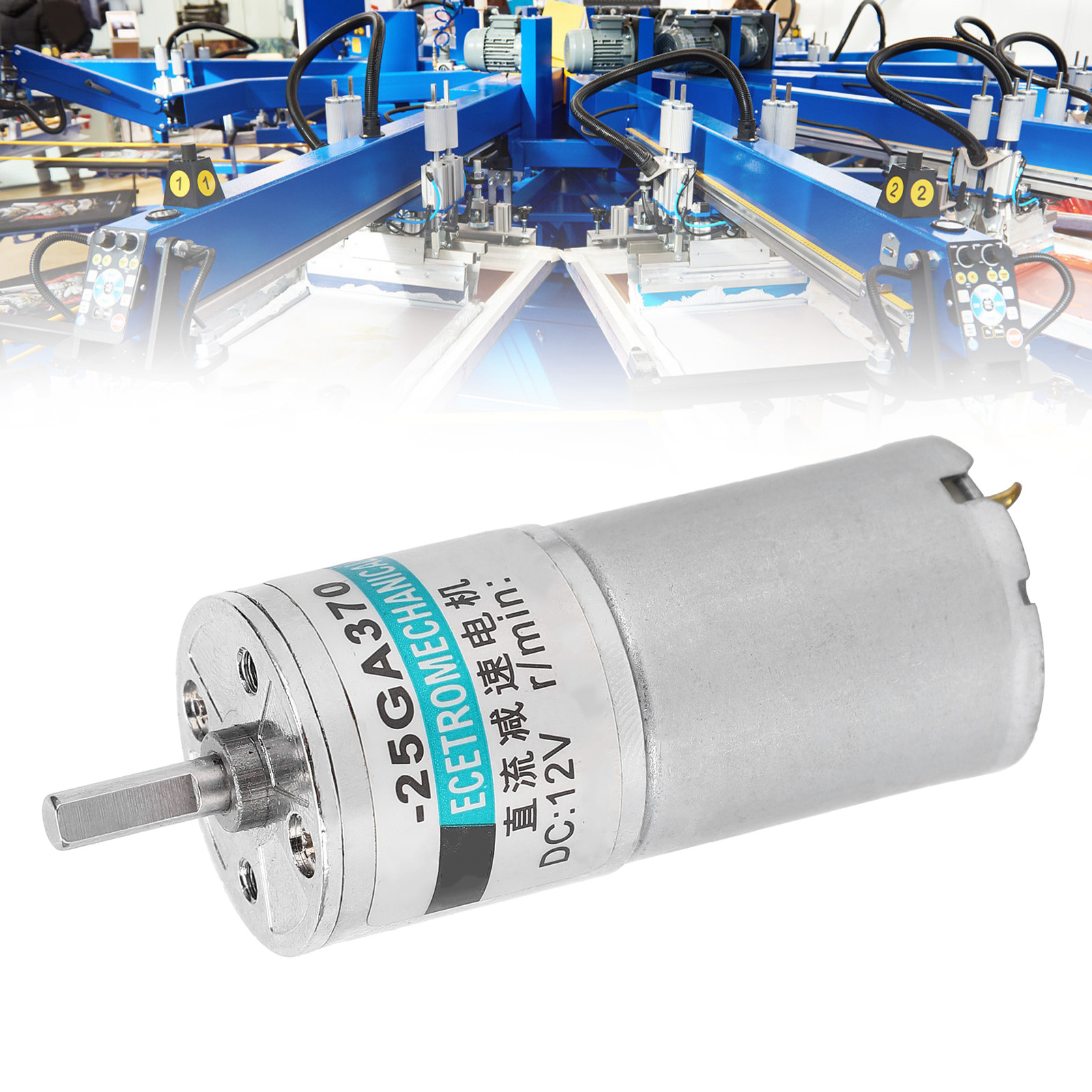 Xd-25ga370 12v Dc Miniatur-getriebemotor, Langsam Laufender, Reversibler Getriebemotor, 5 U/min