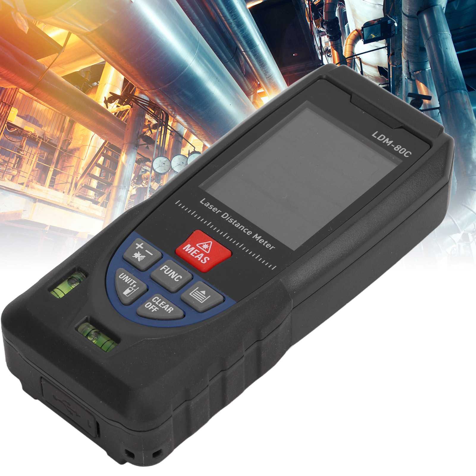 Ldm-80c Hochpräziser Infrarot-laser-entfernungsmesser, Lichtbeständig, Elektronisches Messgerät Für Teile