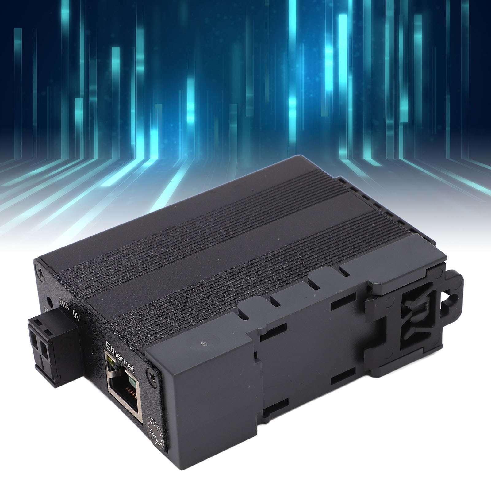 Industrieller 4-kanal-ethernet-server Rs485-eth-m04, Modbus Rtu/tcp-austauschmodul, 9–28 V Dc-netzteil