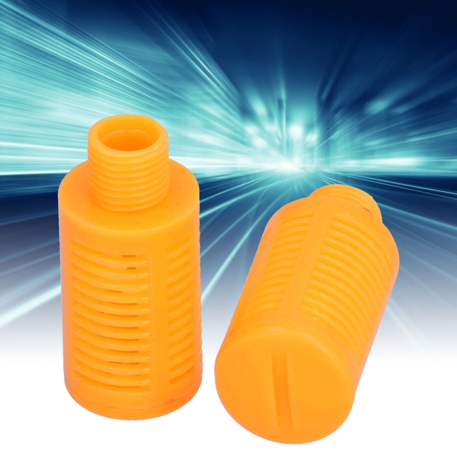 Orange-gelber Pneumatischer Schalldämpfer, 50er-packung, Psl-01