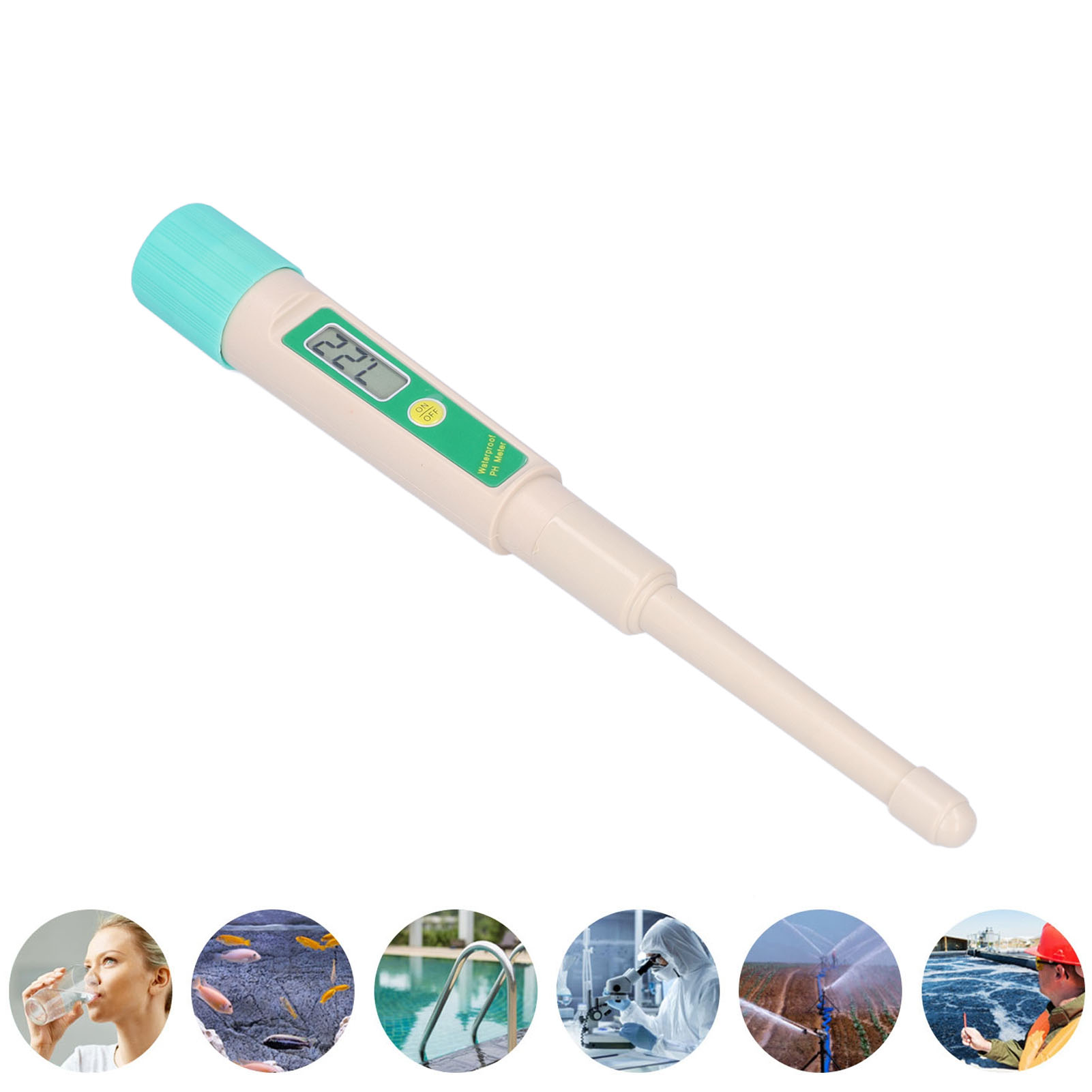 Ph-03l Wasserdichtes, Tragbares Ph-meter, Hochpräziser Ph-tester Im Stiftformat