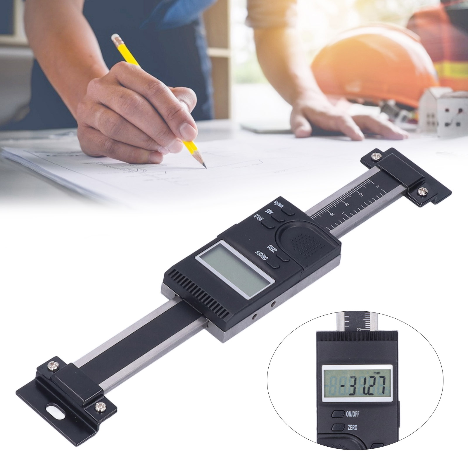 Shsiwi Ip45 Wasserdichter Vertikaler Digitaler Messschieber, Gefertigt Für Messungen Im Bereich Von 0-100 Mm.