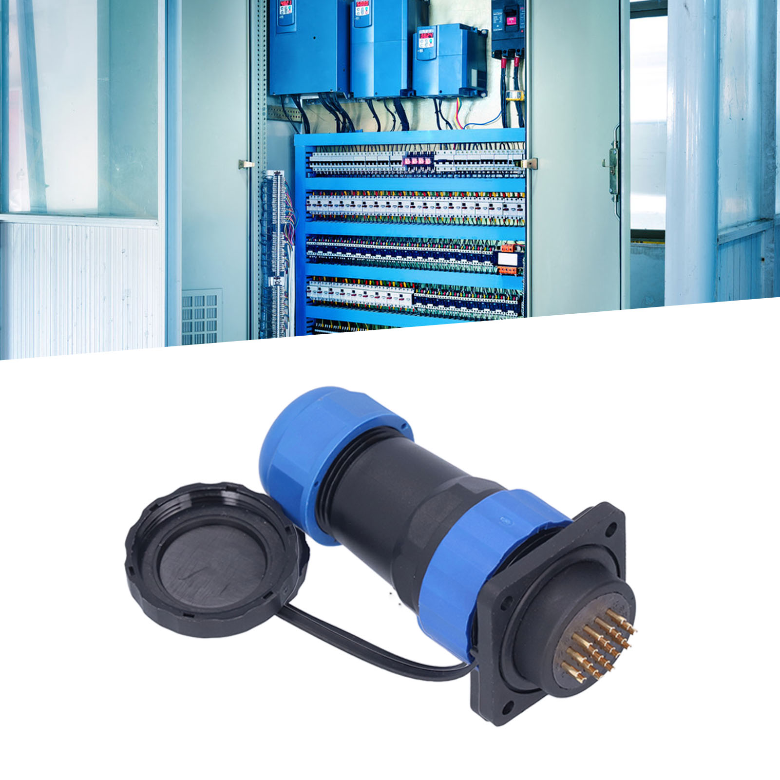 Sp28 Vierloch-quadratstecker, Ip68 Wasserdicht, Für Die Luftfahrt, Stecker Und Buchse, 250 V, 5 A, 22 Pins