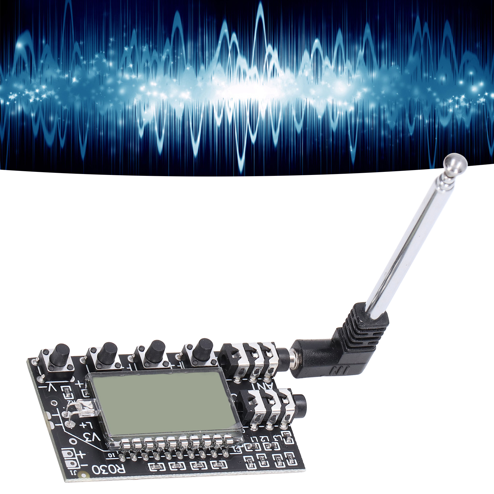 3,0 V–12 V Fm-empfängerplatine Für Drahtlose Stereo-audioübertragung Im Frequenzbereich Von 76 Mhz–108 Mhz.