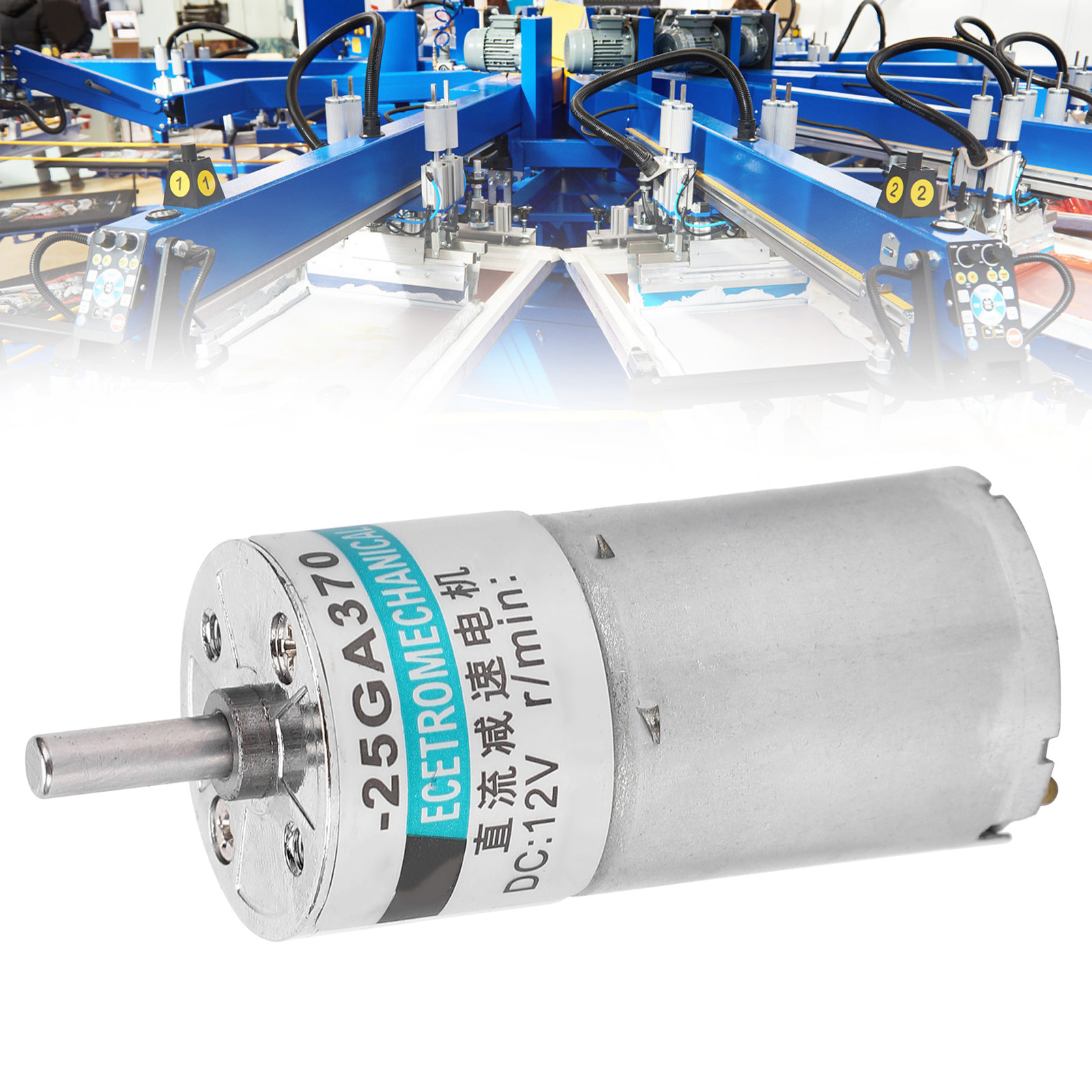 Xd-25ga370 12v Dc Miniatur-getriebemotor, Langsam Laufender, Reversibler Getriebemotor, 100 U/min
