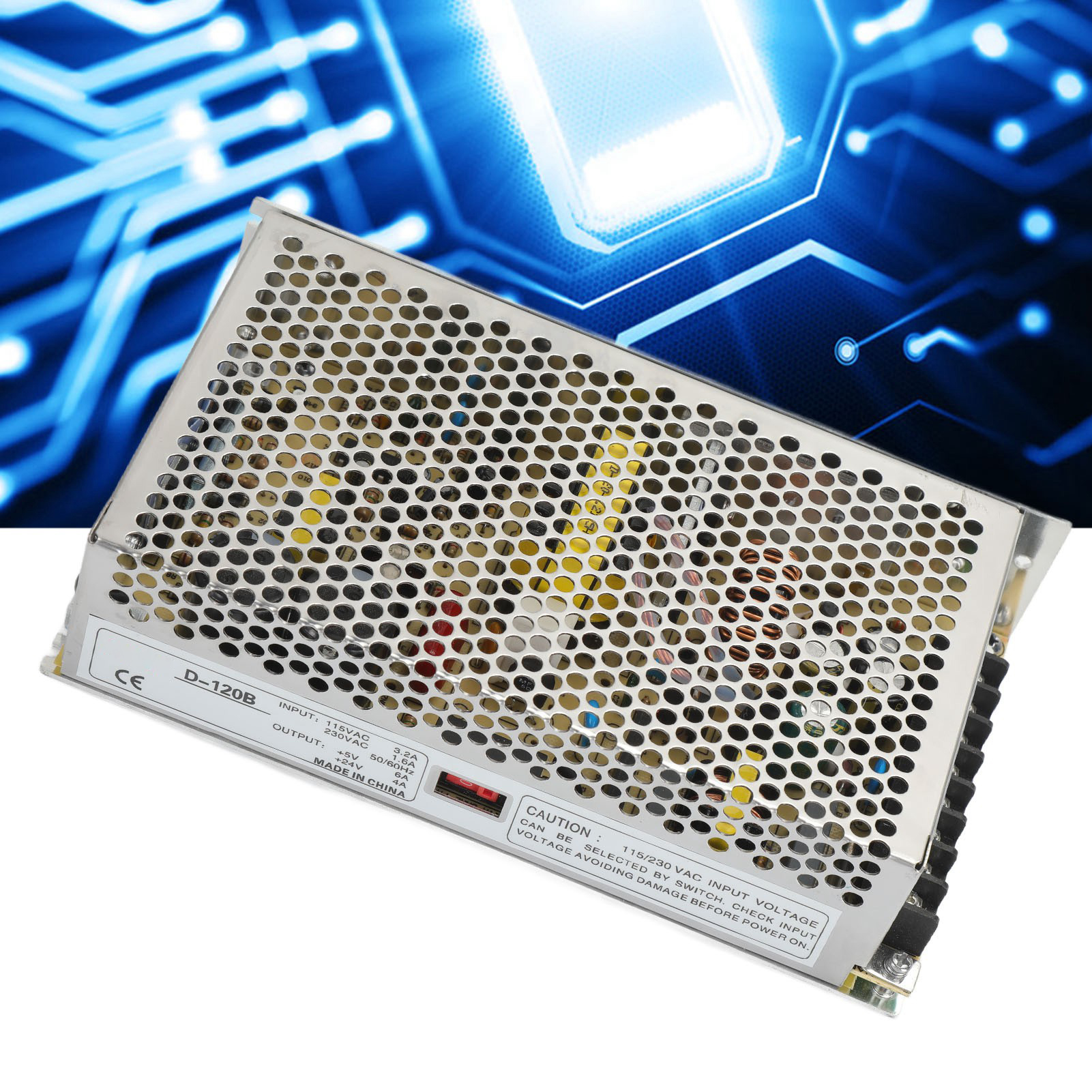 Berm/belme D-120b Schaltnetzteil, Dualer Dc-ausgang, 120 W, 115 V Ac/230 V Ac