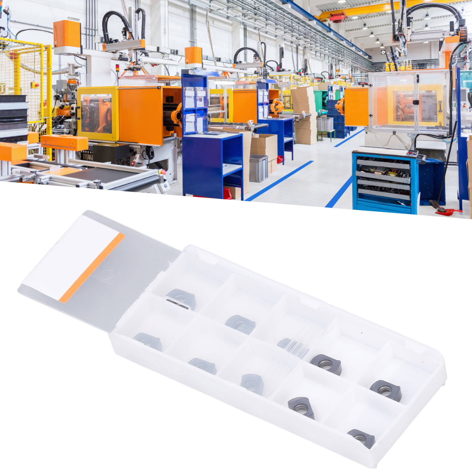 10 Cnc-fräseinsätze, Legierungseinsätze, Schwarz Beschichtete Dreheinsätze Blmp0603r-m