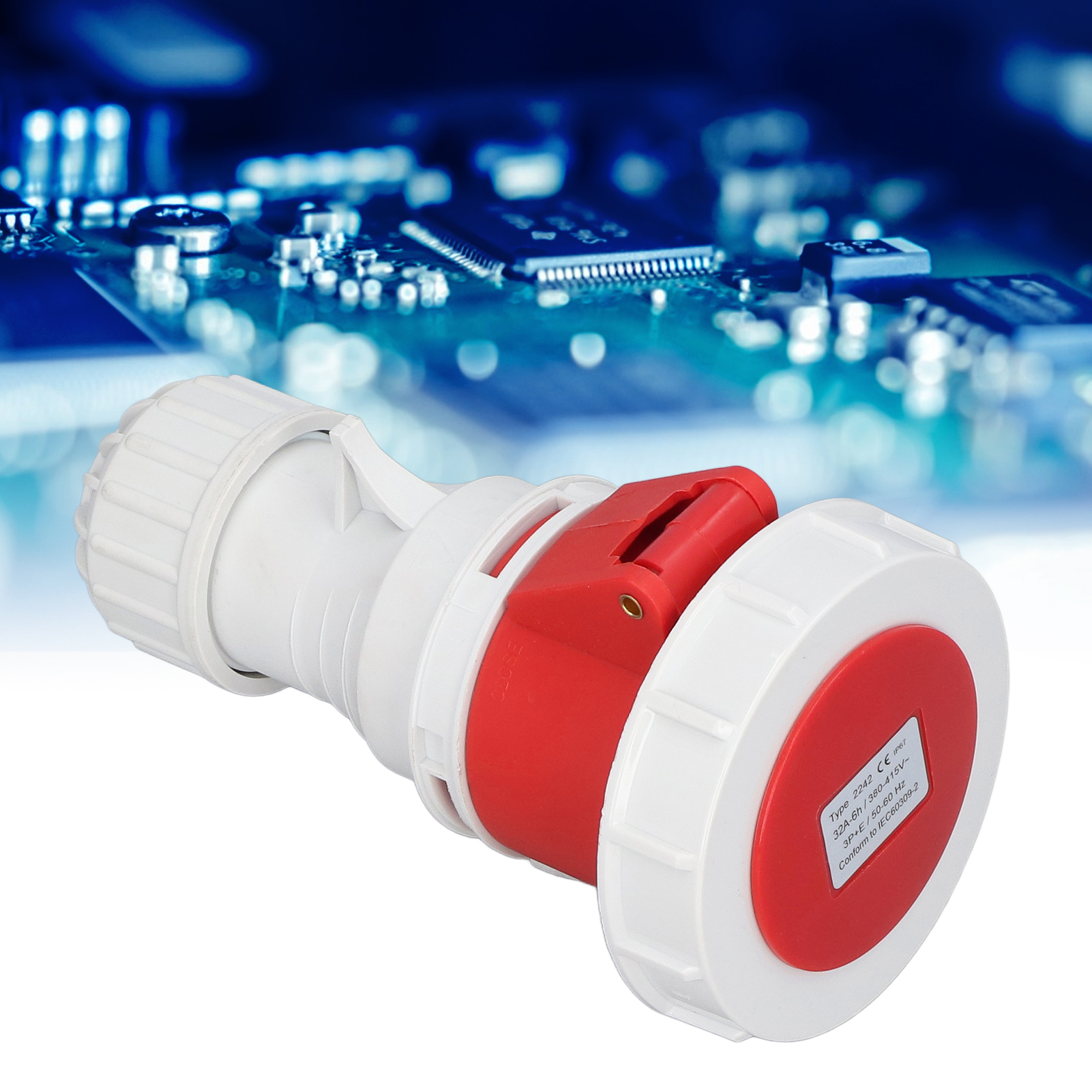 Wasserdichter Und Staubdichter Industrie-luftfahrt-stecker, 32 A, Ip67