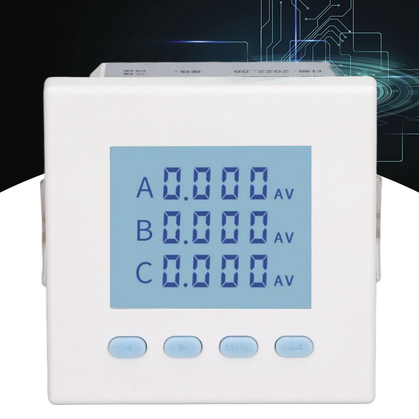 Yg194iu-3xy Dreiphasen-kombinations-lcd-strom- Und Spannungsmesser Ac220v Eingangsspannung Ac380v Spannungsbereich 5a Strombereich.