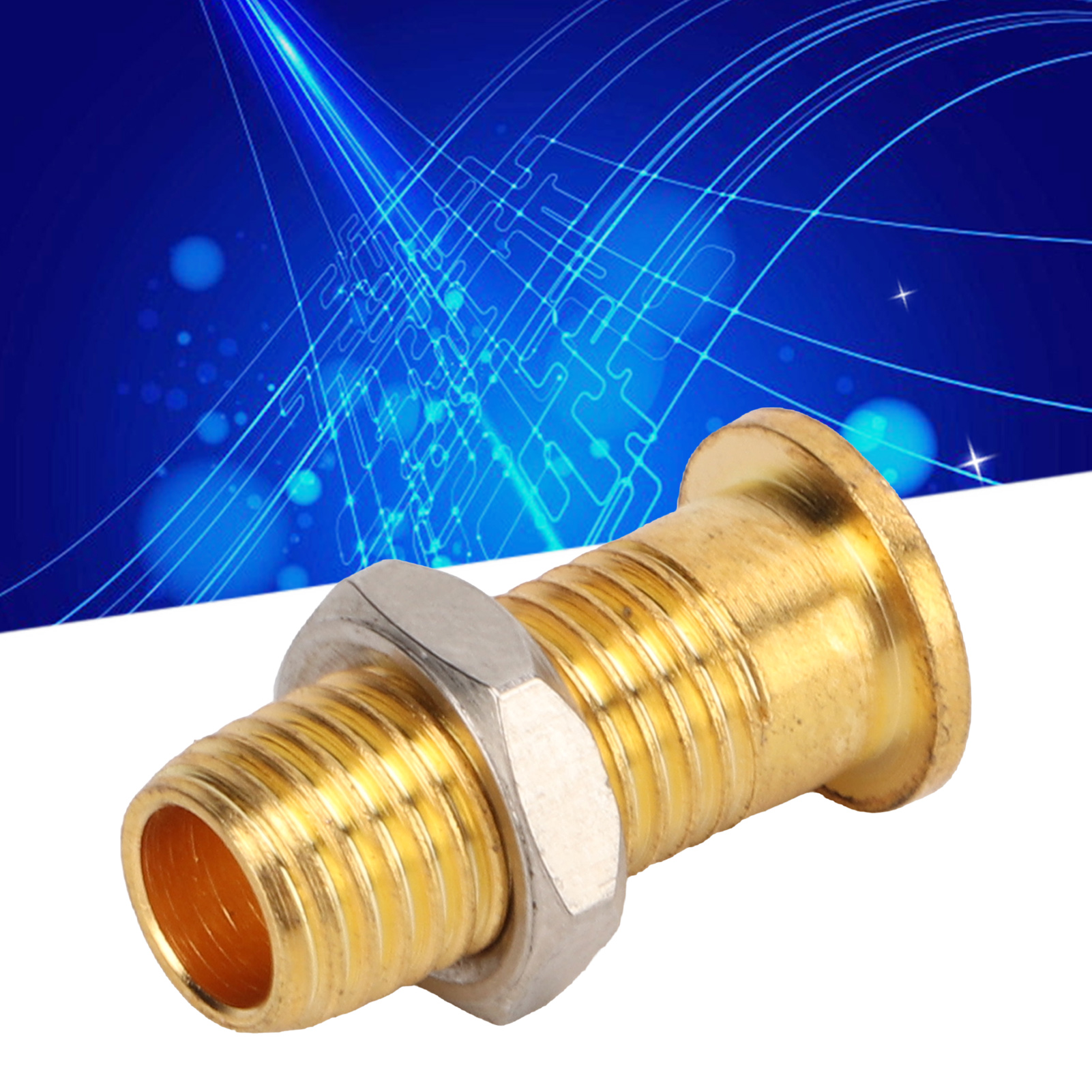 21.140 Buchse Für 4-mm-metallplatte, Vergoldeter Bananenstecker Aus Reinem Kupfer, Zubehör Für M6-sechskantgewindestecker, Komplett Aus Kupfer