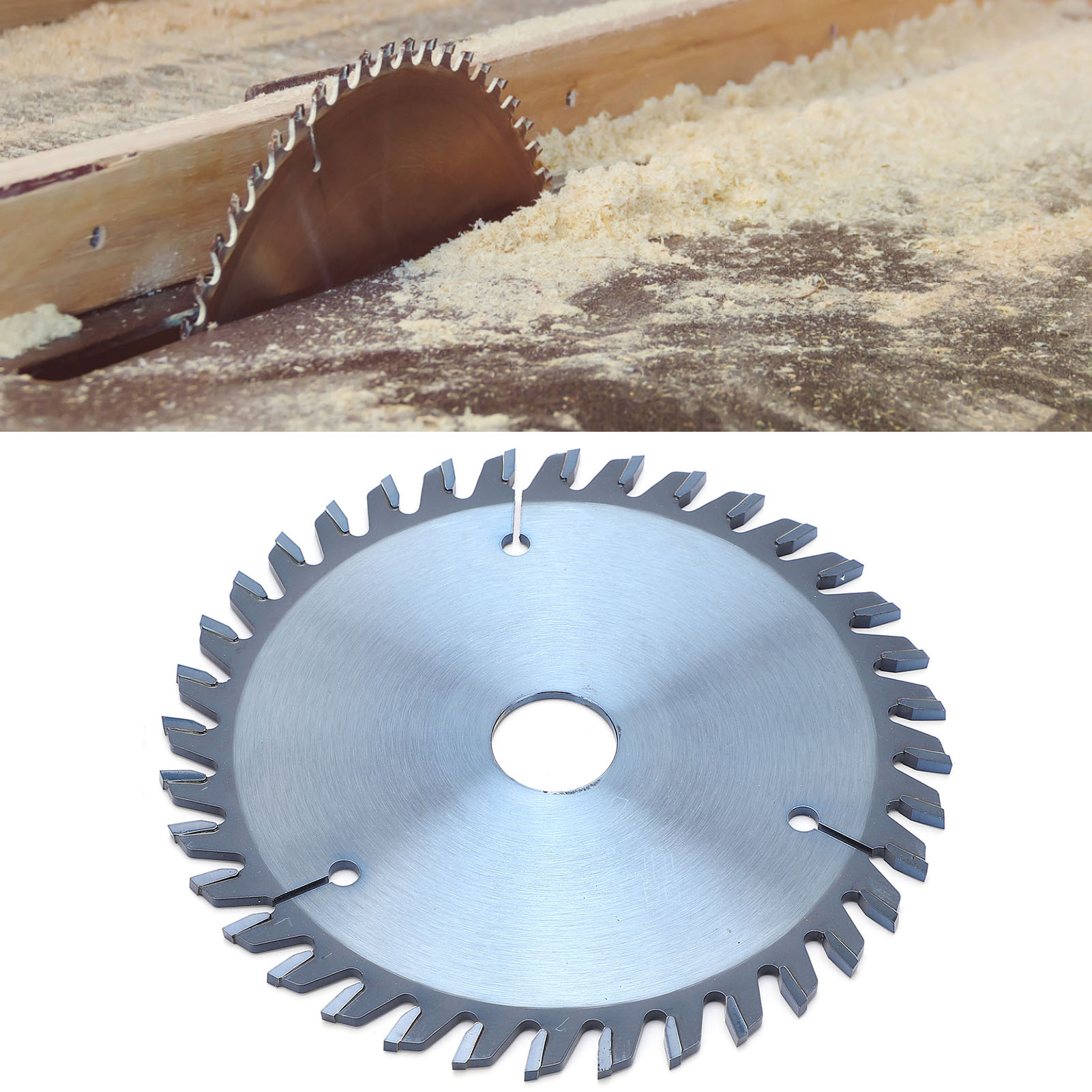 36t-160-25.4 Damast-sägeblatt Aus Aluminiumlegierung, Für Die Holzbearbeitung