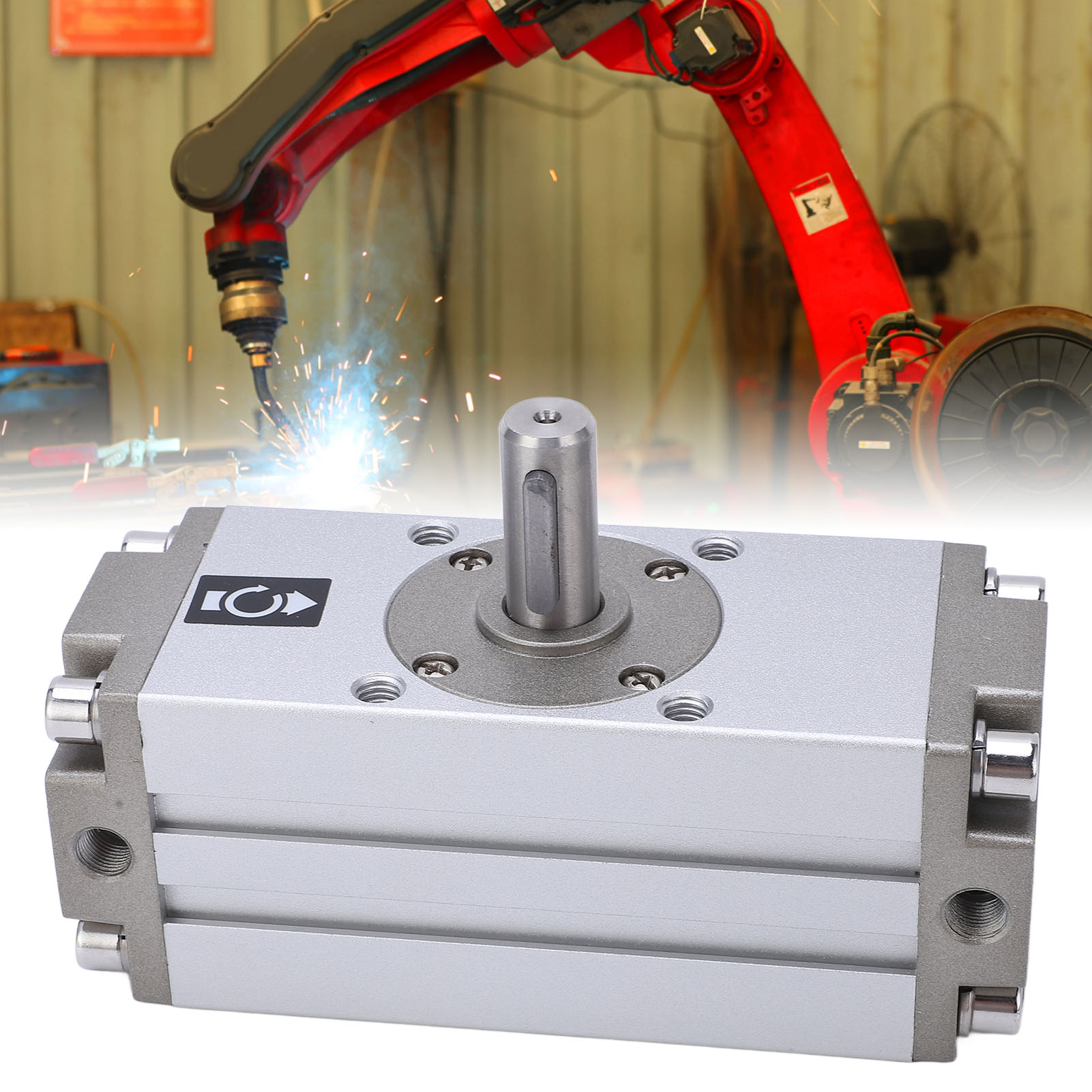 Pneumatischer Zahnstangen-drehzylinder Der Serie Cdra1bs50 Cdra1bs50-90c