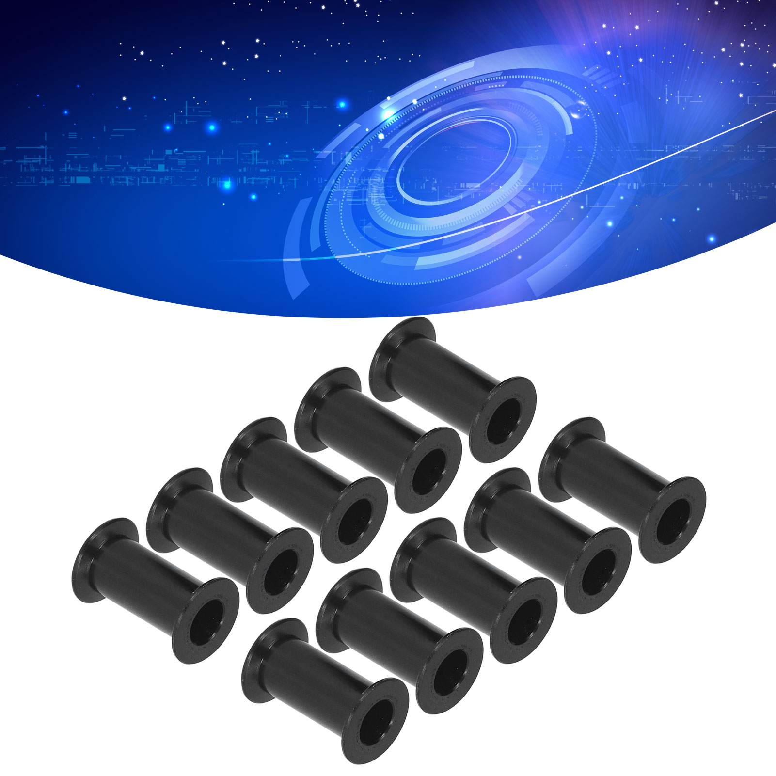 Zehn Synchrone Aluminium-umlenkrollen 5413-0001-0002