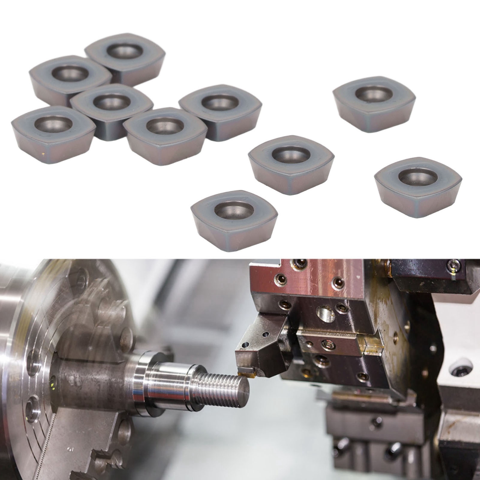 Sdmt150512-gh Vierkant-wendeschneidplatten Für Cnc-fräsen Mit Siebenfarbigen Hartmetallspitzen