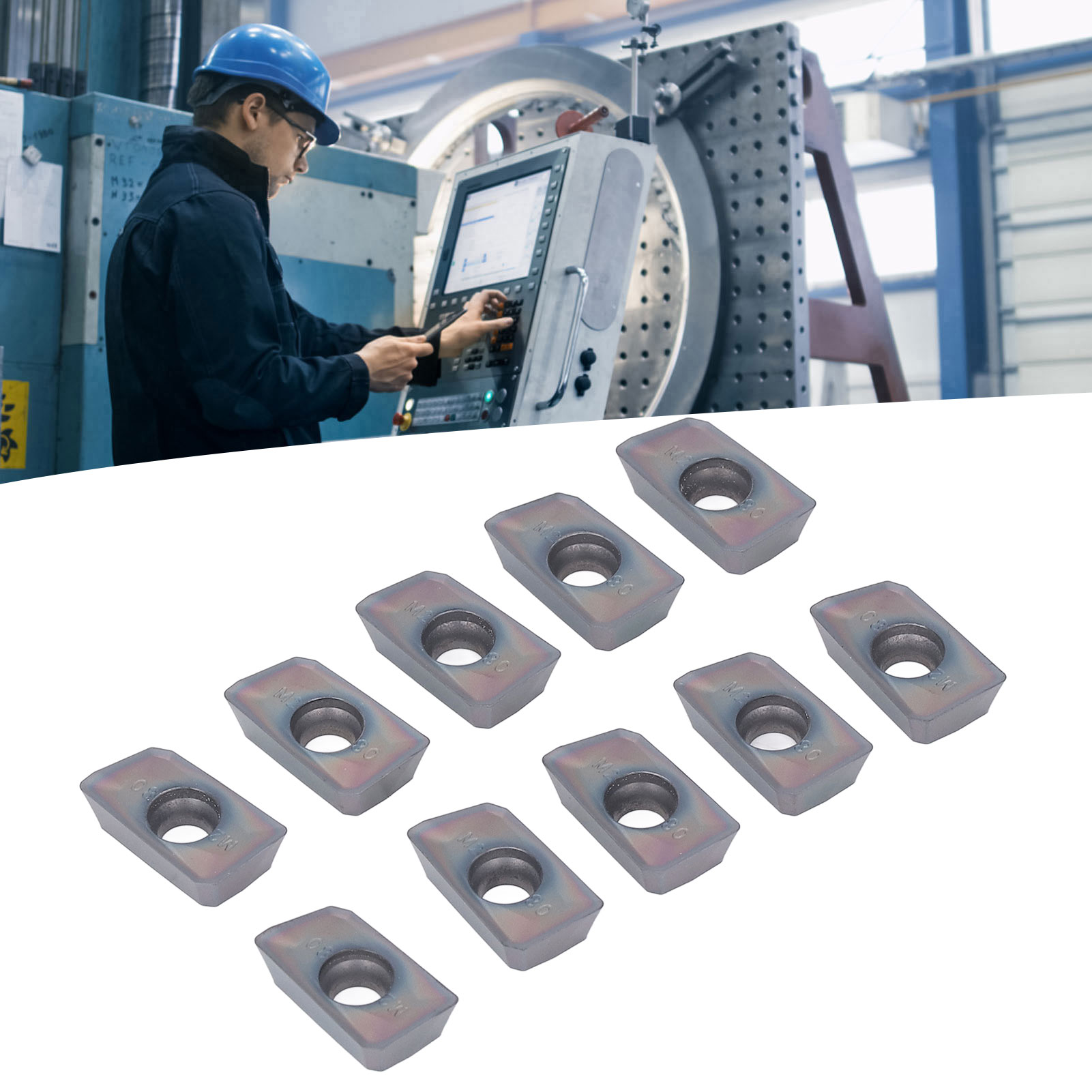 Apmt1604pder-m2 Siebenfarbige Cnc-fräseinsätze Aus Gehärtetem Stahl