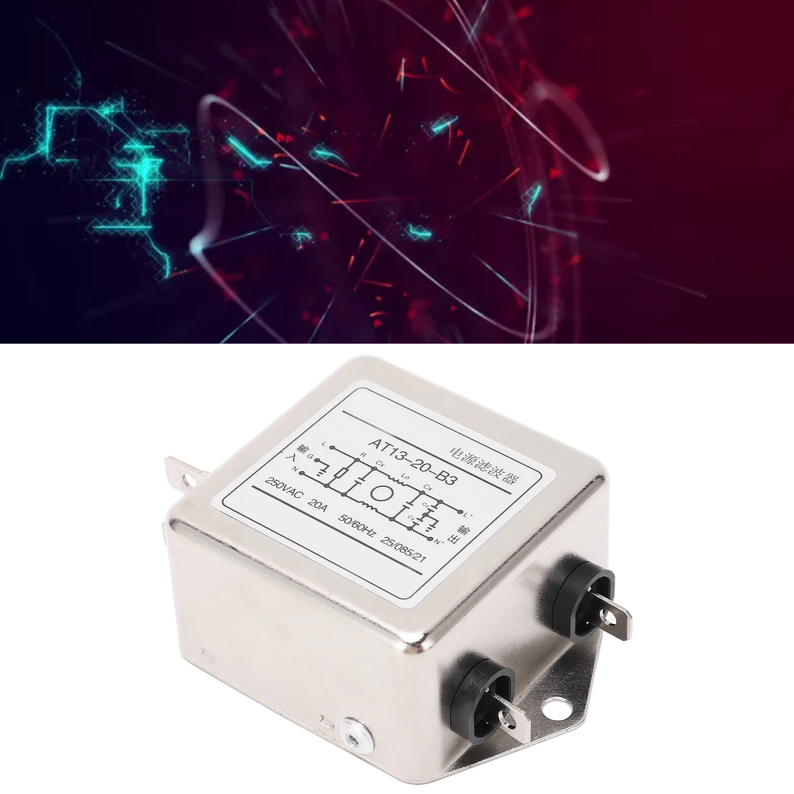 Filter At13-20-b3 20a 250 V Ac