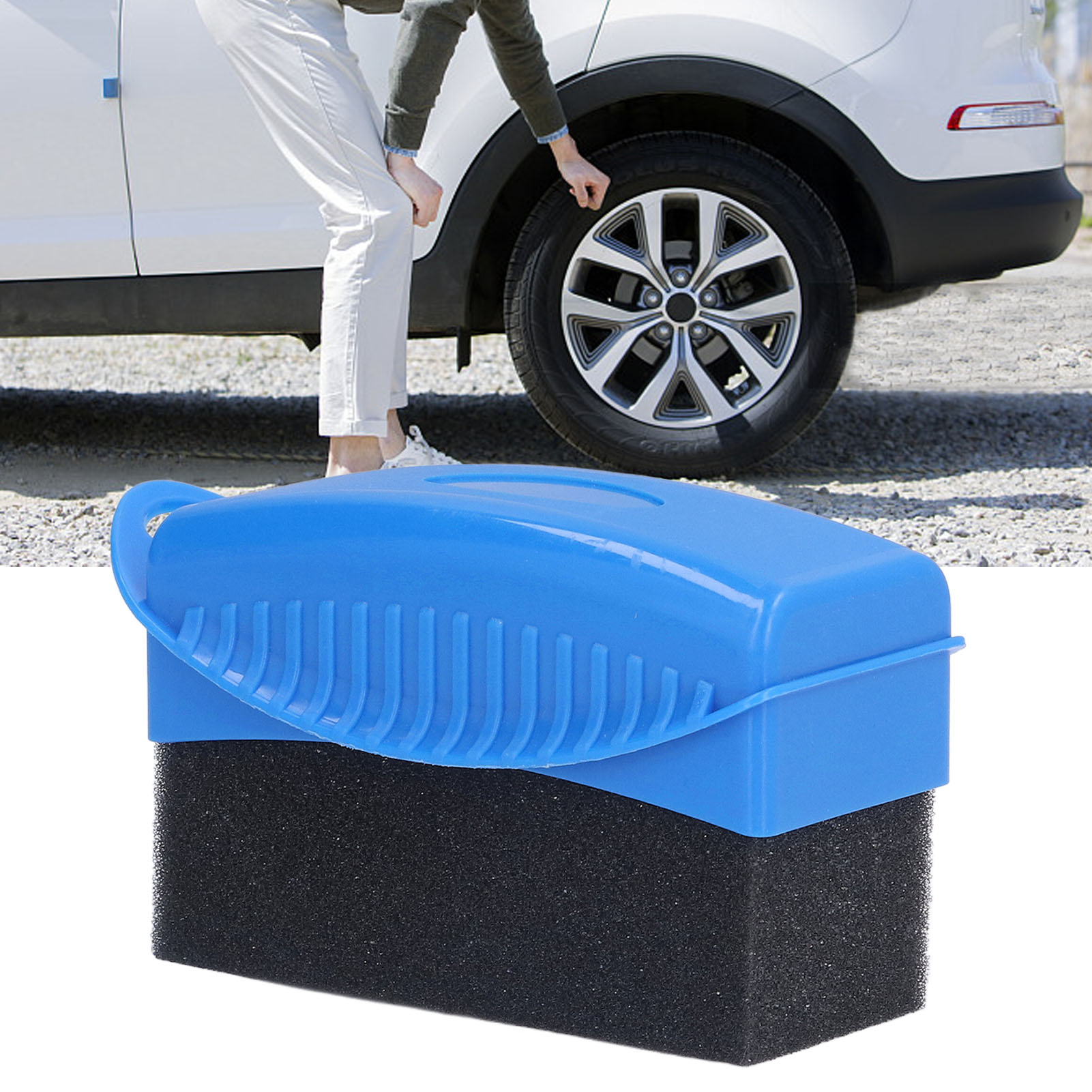 Schwammbürste Zum Polieren Und Wachsen, Schwamm Zum Abwischen Der Innenausstattung, Blau