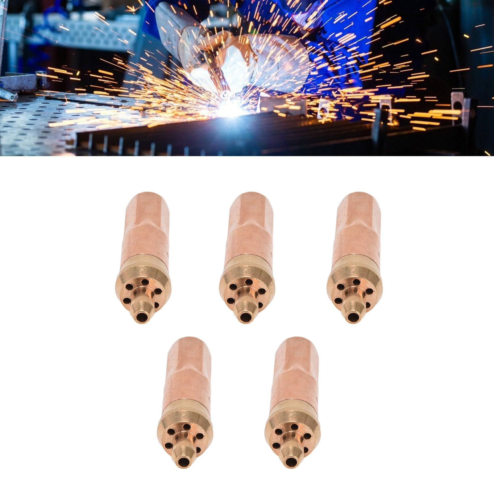 G01-300 2 Propan-ringschneiddüse, Pflaumenblütenförmige Ringschneiddüse, Schneidbrenner, Schneidspitze, Verkauft In Fünferpackungen.