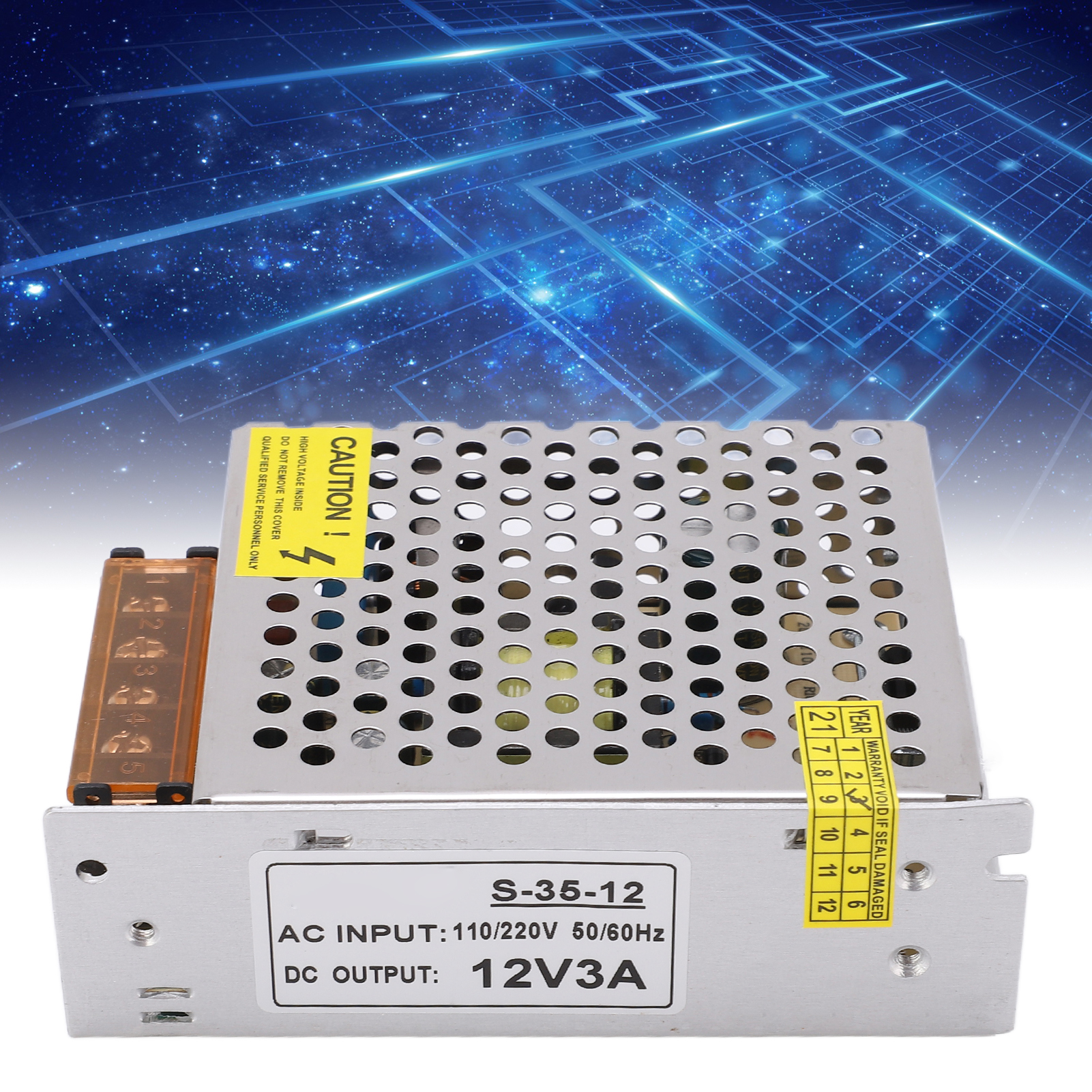 Jyio/匠意源 S-35-12 220v Auf 12v Dc Schaltnetzteil-adapter Für Led-überwachungsstreifen 12v 3a Leistungstransformator