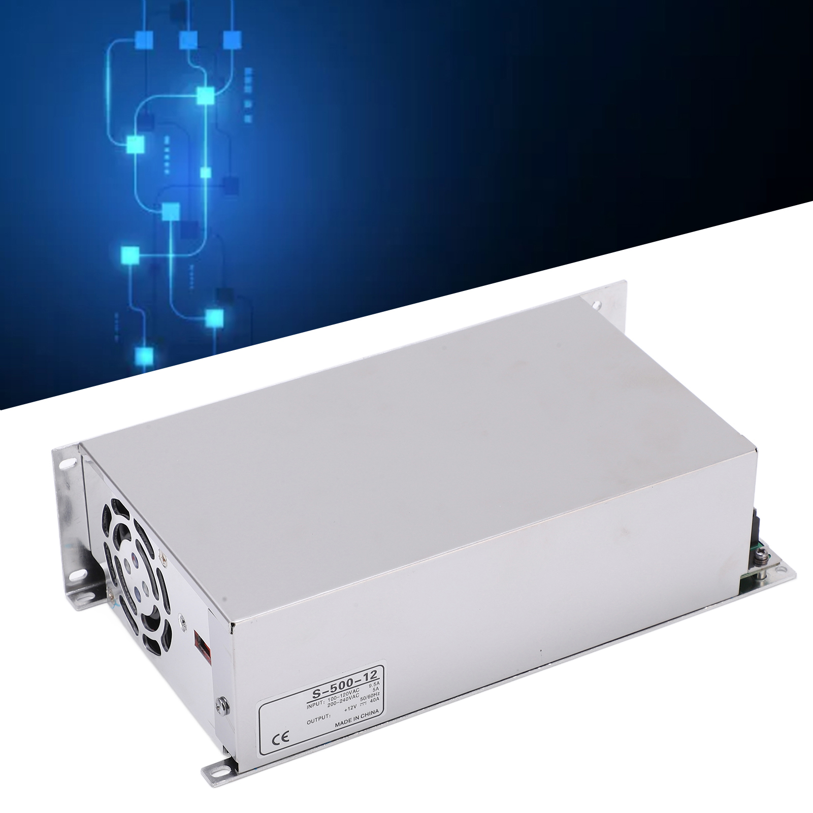 Berm Dc-schaltnetzteil Für Led-kameras, 500 W, 100–240 V Ac, S-500-12