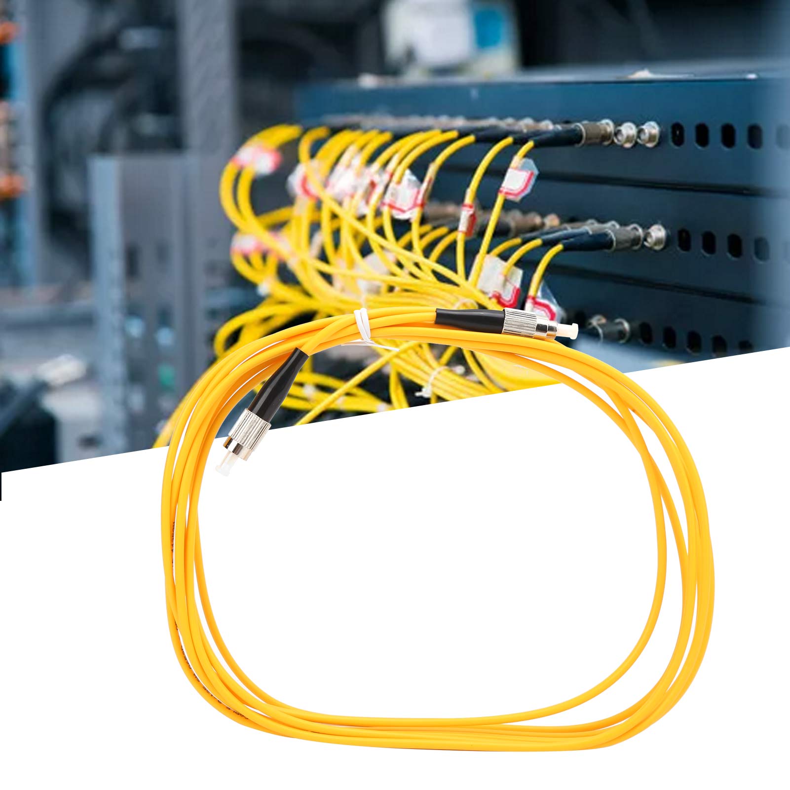 Fc/upc-fc/upc-sm-dx-3.0-3m-pvc Glasfaser-patchkabel