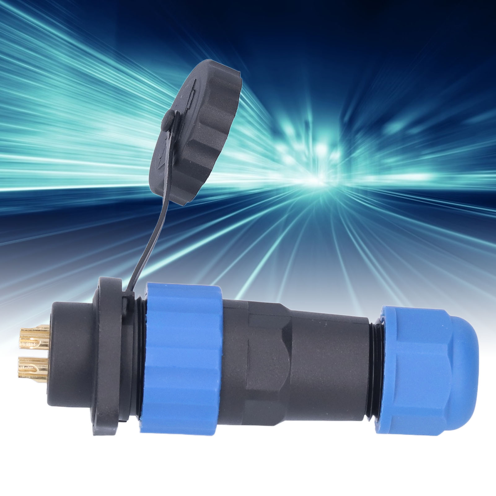Sp20 Flansch-wasserdichtstecker (männlich/weiblich) Für Die Luftfahrt, Ip68, 380 V, 6 Pins