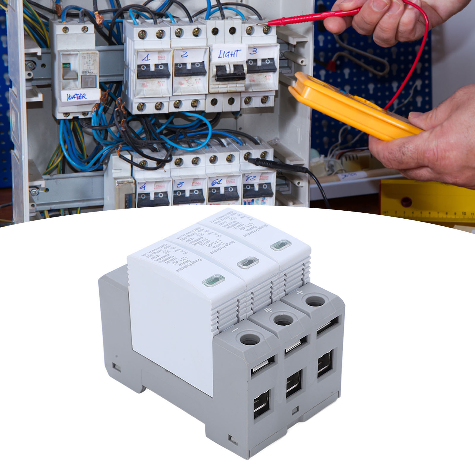 Dc Lt1-40 1000v 20ka-40ka/3p Photovoltaik-überspannungsableiter