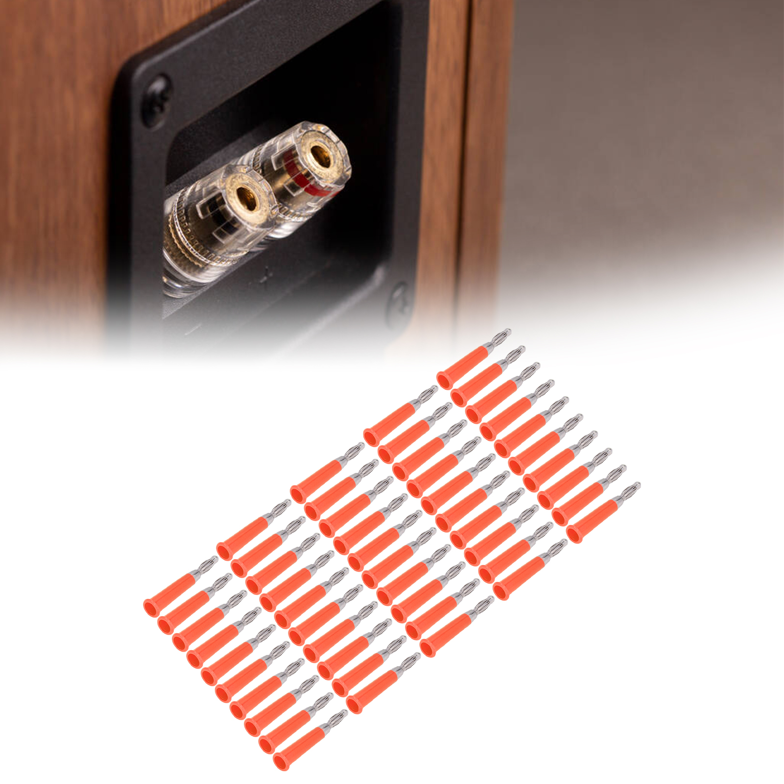 4 Mm Bananenstecker In Laternenform, Angelötet, 4 Mm Lautsprecher-bananenstecker, Kann Zur Herstellung Von Testkabel-adaptersteckern Verwendet Werden, 10010 Rot.