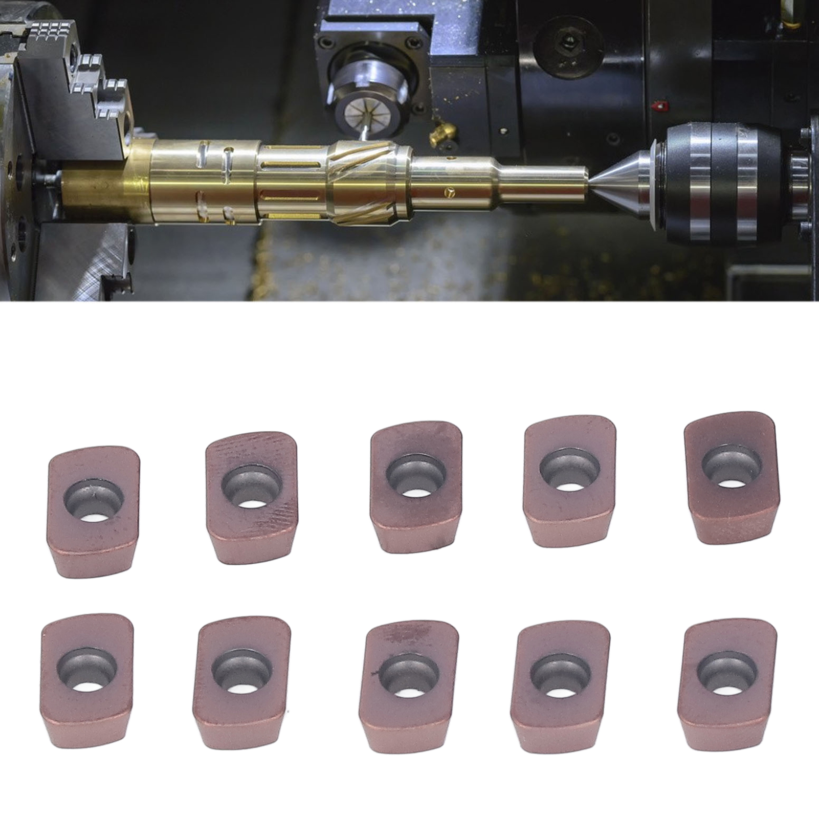 10 Epnw 0603tn-b Wendeschneidplatten Aus Bronze-hartmetall