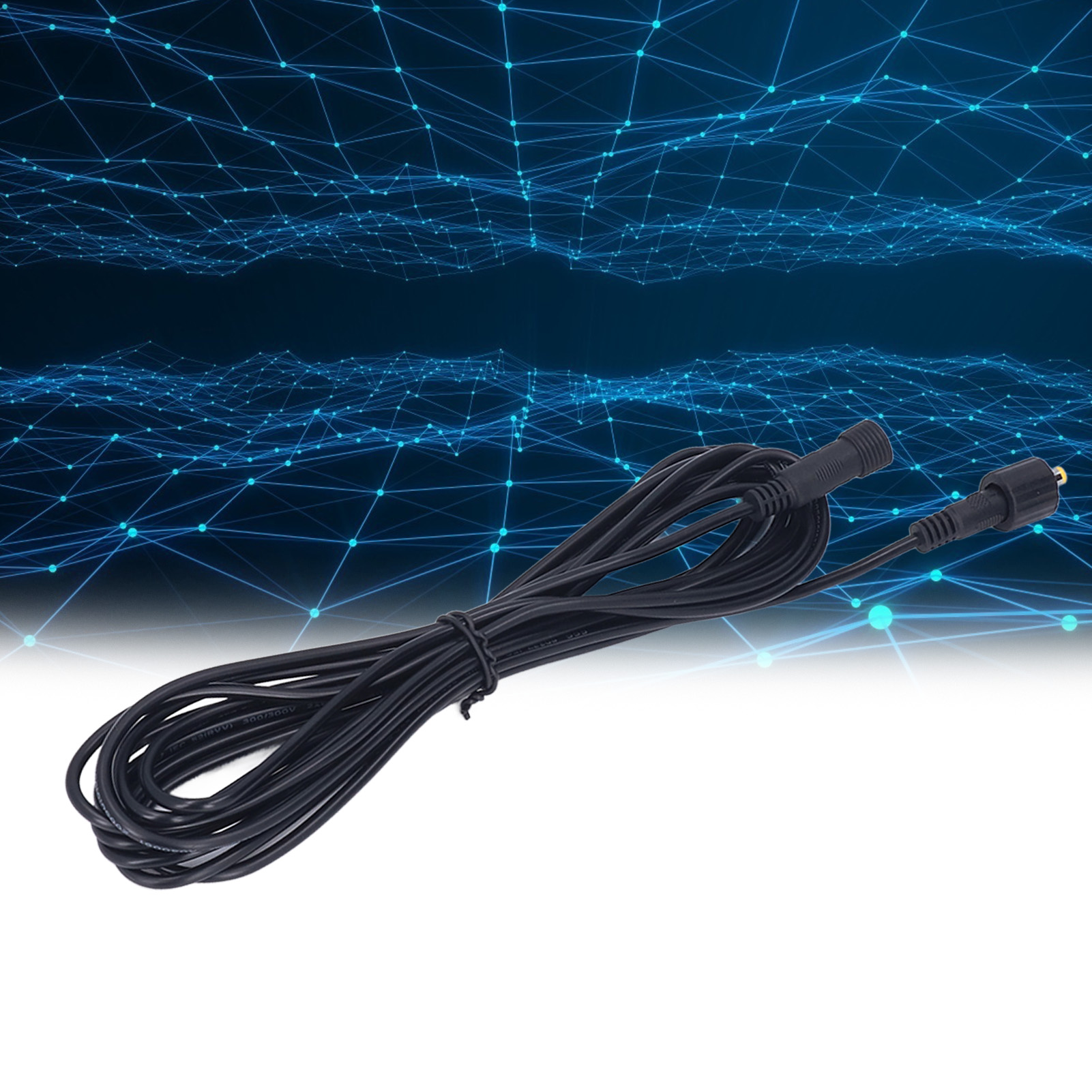 5 Meter Langes Universelles 12v/24v-verlängerungskabel Für Kameras, Wasserpumpen/solarlampen (gleichstrom), 5,5 X 2,1 Mm Gleichstrom-verlängerungskabel