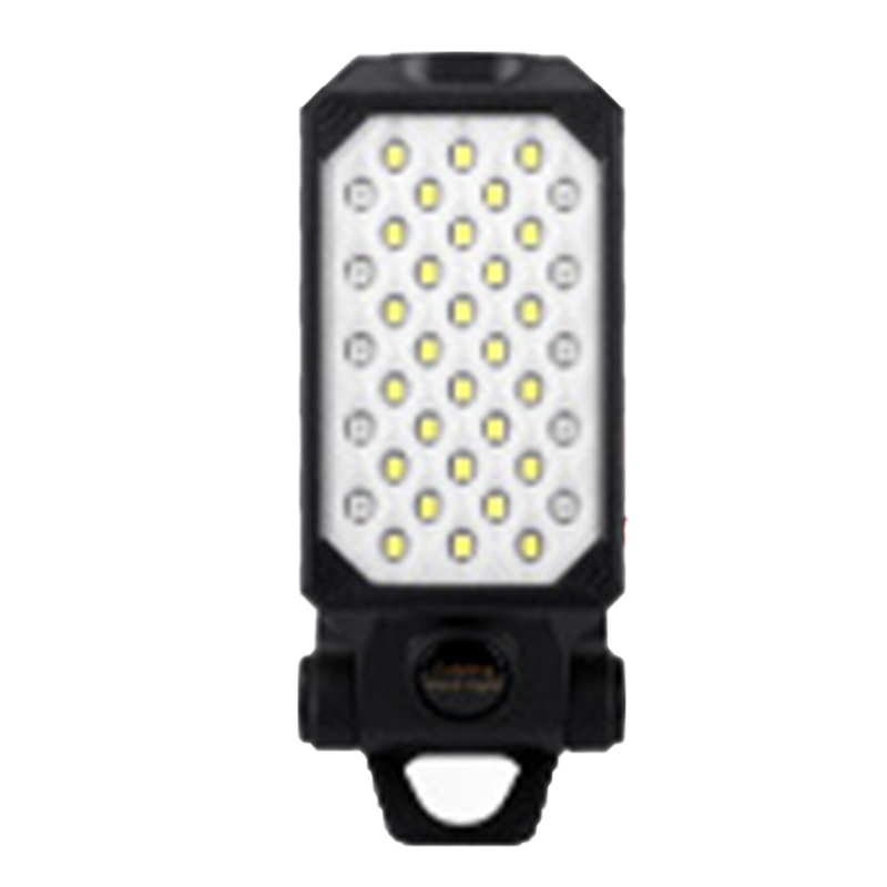 Wiederaufladbare Cob-led-arbeitsleuchte Mit Magnet, Inspektionsleuchte Für Camping Und Outdoor-aktivitäten (weißes, Rotes Und Blaues Blinklicht), Kompakte Größe 598b: Lampe + Usb-kabel