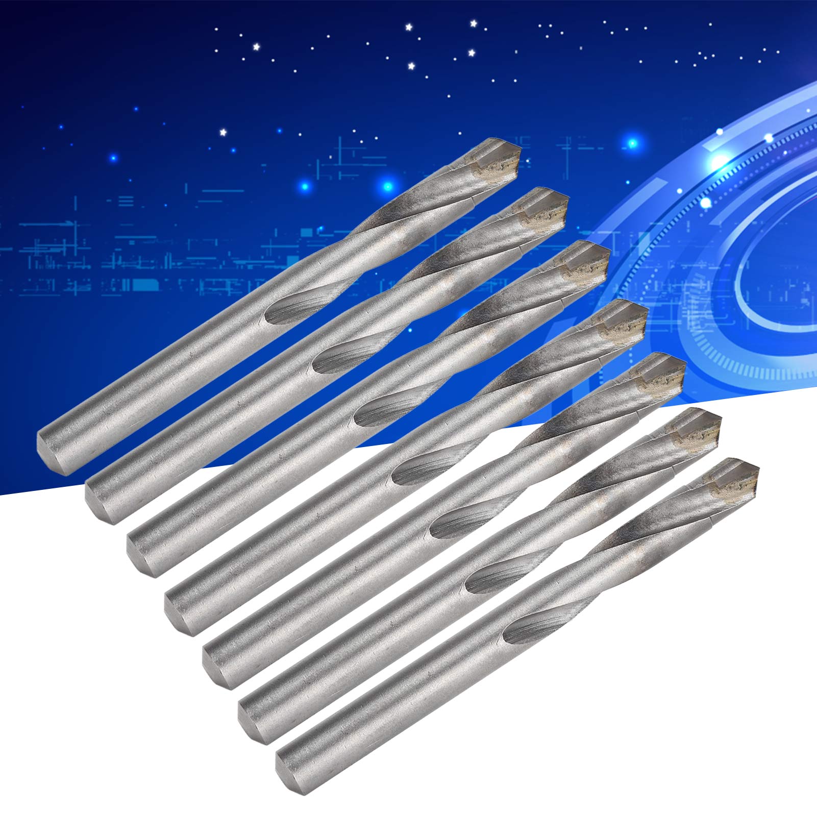 10 Hartmetallbohrer, Spiralbohrer Mit Zylindrischem Schaft, 9-mm-bohrer Mit Hartmetalleinsatz