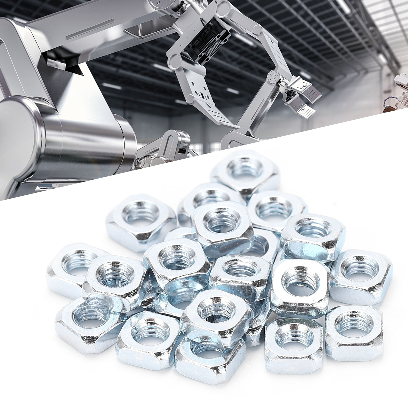 4803-0007-0007 Vierkantmutter Aus Edelstahl 7 X 7 Mm