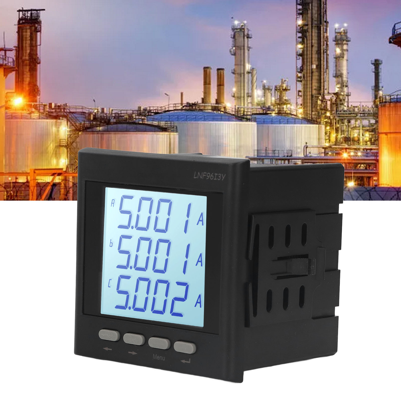Lnf96i3y Multifunktionales Ac/dc-voltmeter Und Amperemeter 80-270 V