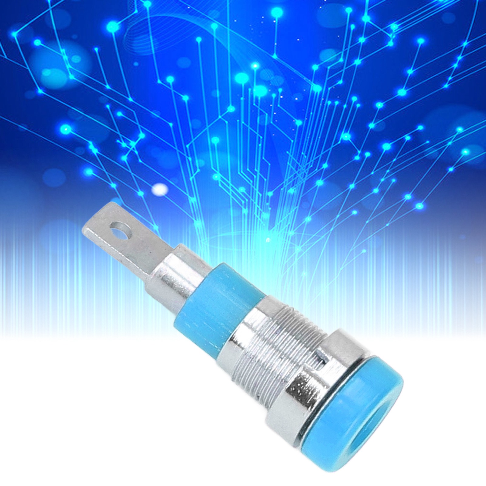 4 Mm Bananenstecker, Reine Kupferanschlüsse, Bananenstecker-panelverbinder, Blaue Anschlussklemmen.