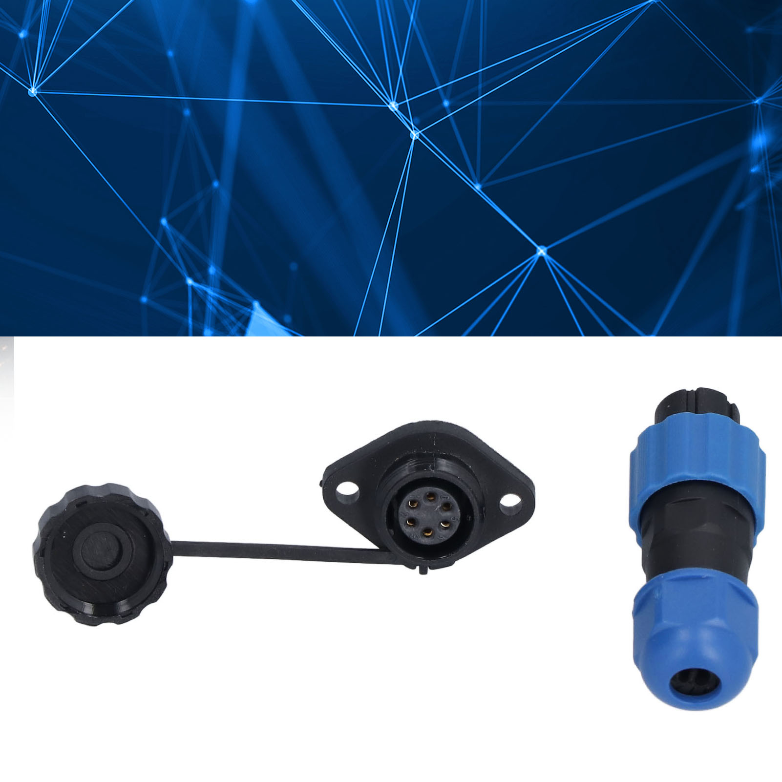 Sp13 Flanschstecker, Wasserdicht, Für Die Luftfahrt, Ip68, Stecker Und Buchse, 6 Pins