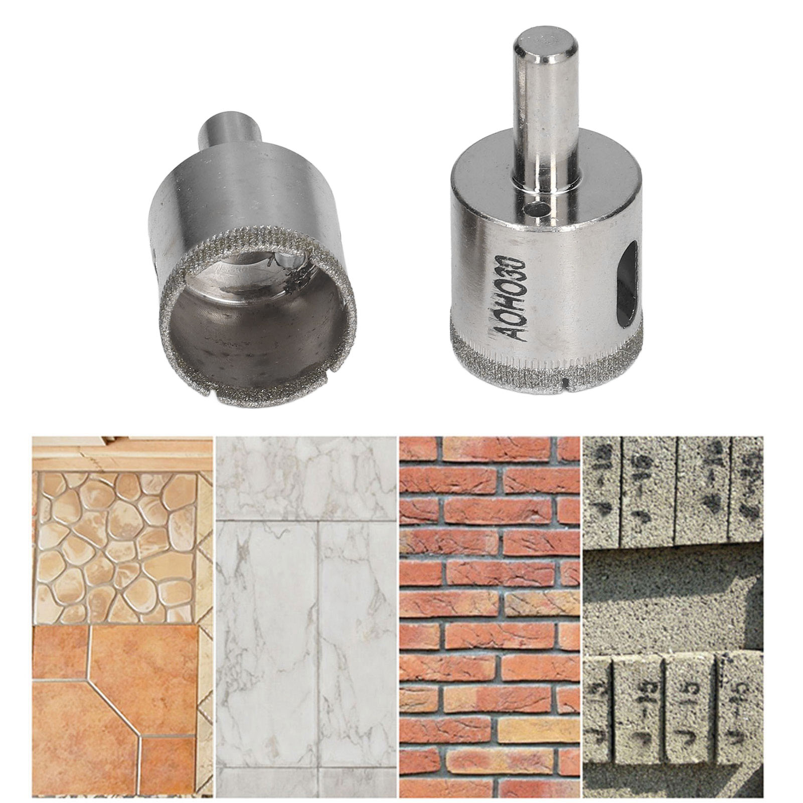 30-mm-lochsägenbohrer Zum Bohren Verschiedener Materialien, Auch Harter Und Spröder. 2 Stück (verpackt Im Pe-beutel).