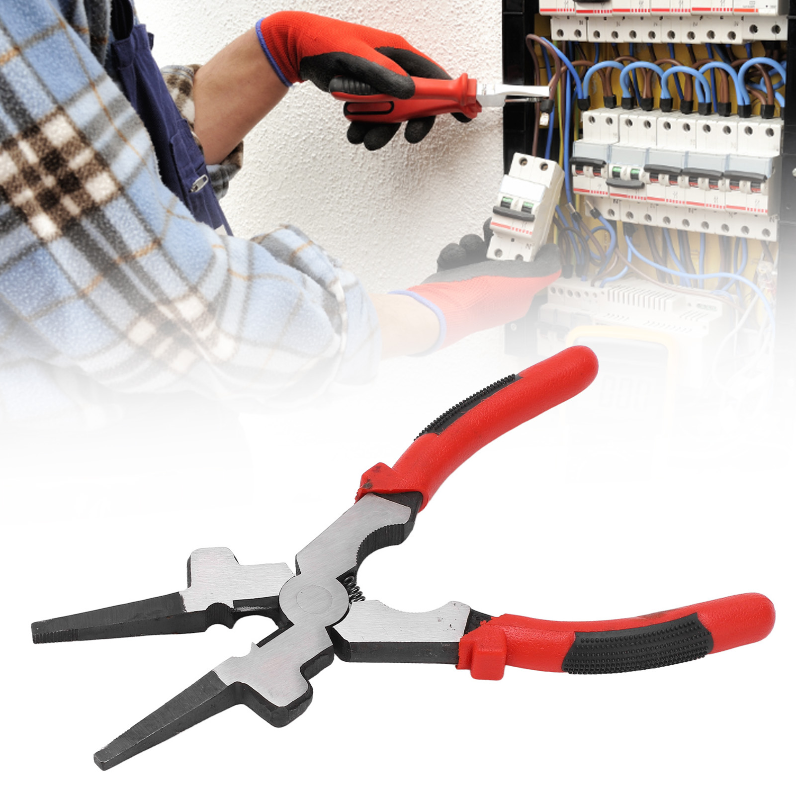 Multifunktionale Sprengringzange Für Schweißer Und Elektriker, Entwickelt, Um Die Arbeit Zu Erleichtern.