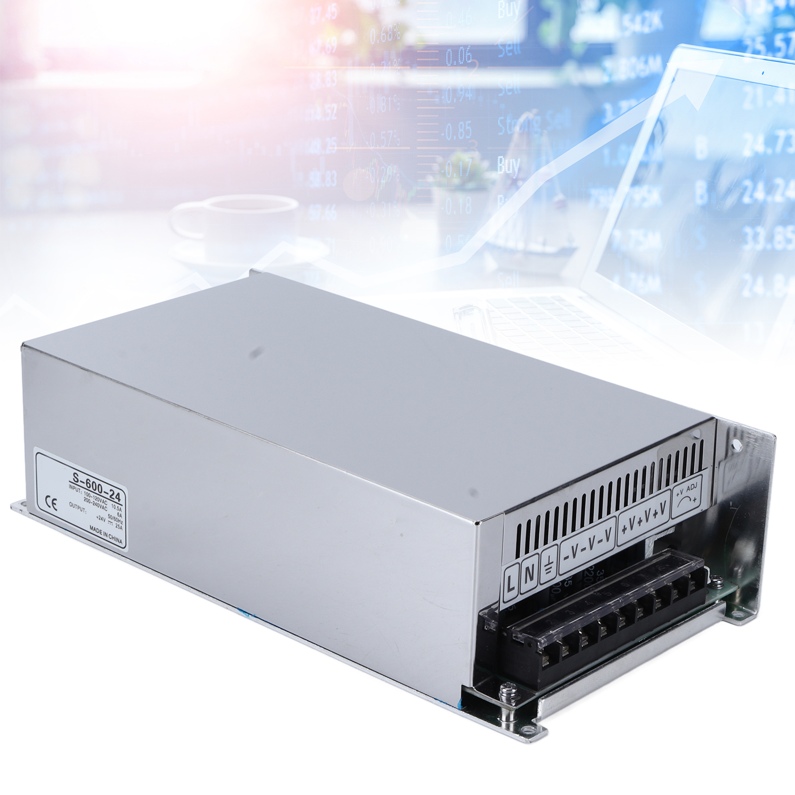 Berm Dc-schaltnetzteil Für Überwachungskameras, 600 W, 100–240 V Ac, S-600-24
