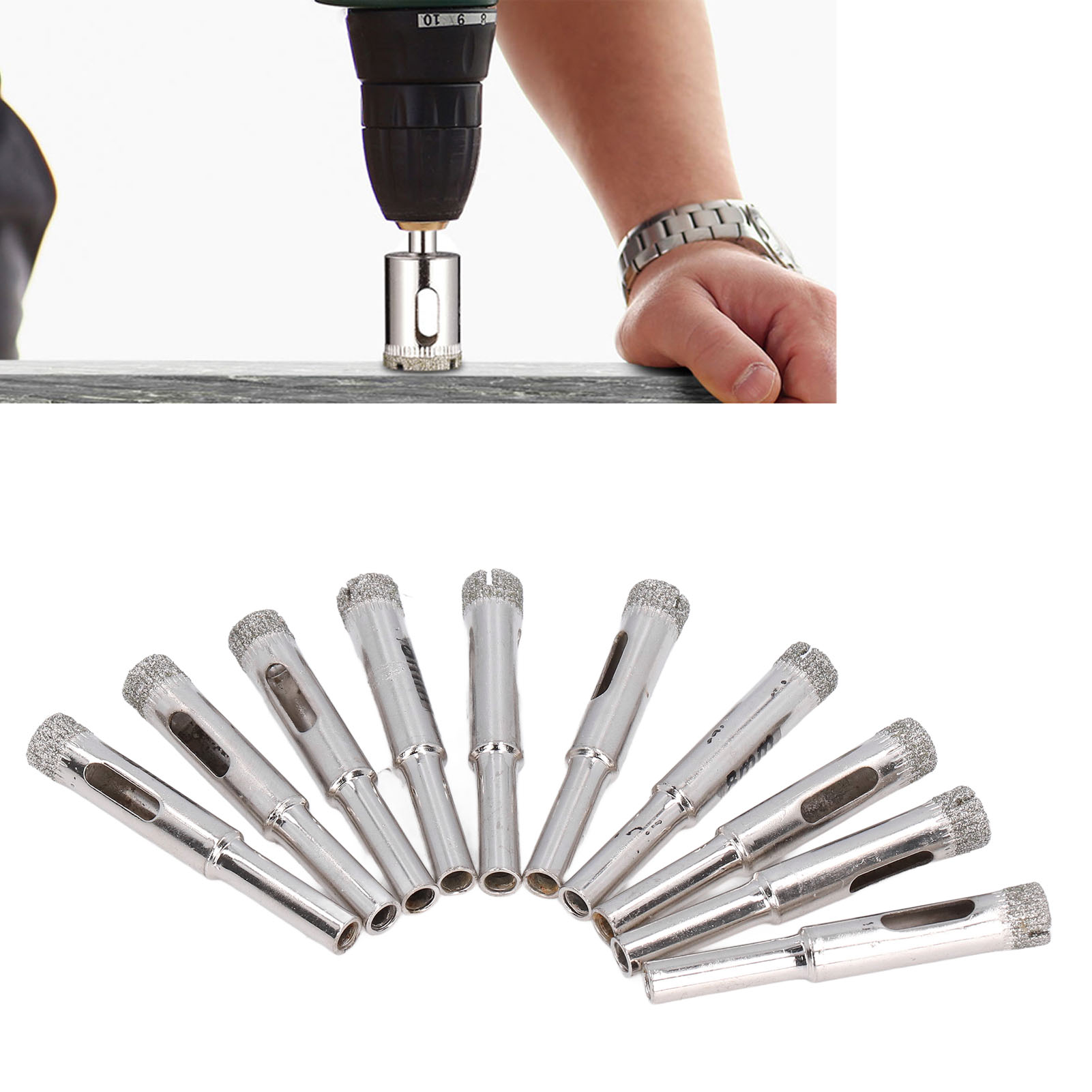 10 X 8 Mm Lötlochaufweiter, Geeignet Für Granit, Marmor, Fliesen Und Keramik.