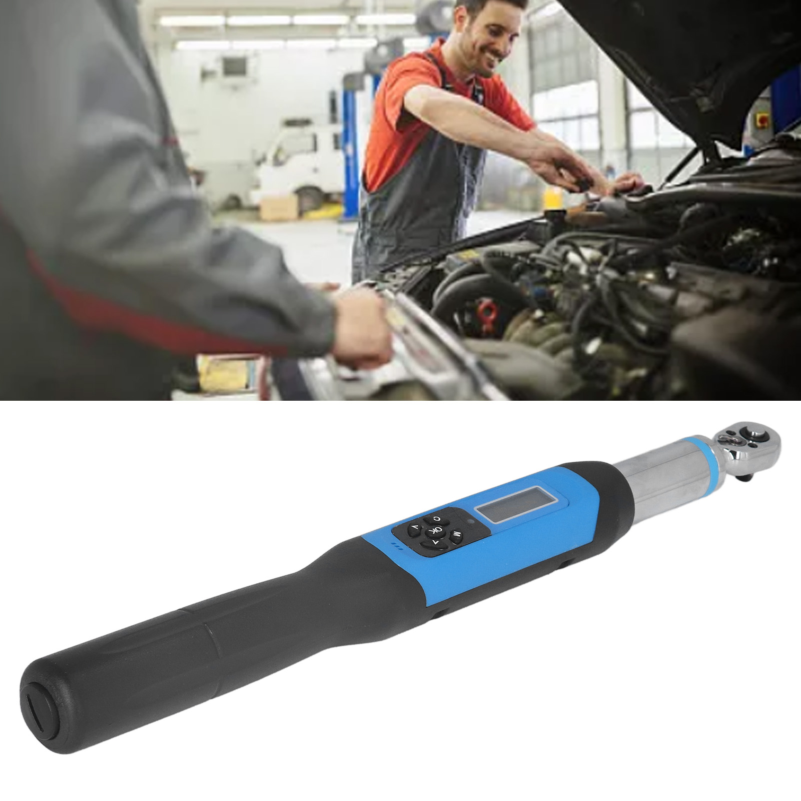 Digitaler Drehmomentschlüssel Wwj2-030 Mit Voreingestellten Funktionen, 1/4"-antrieb, 30 Nm Drehmoment