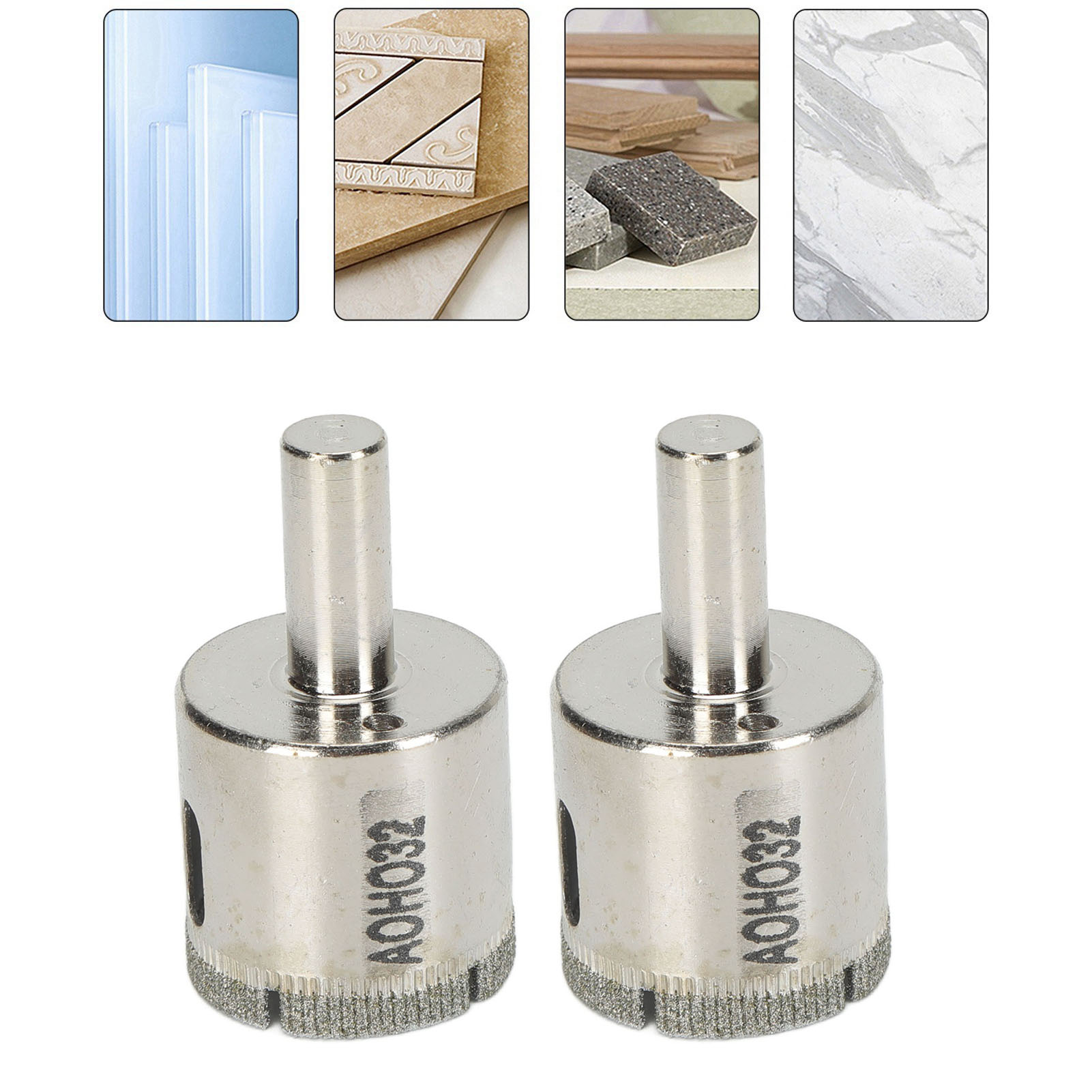 2-teilige Lochsäge, 32 Mm Bohrer, Zum Bohren Verschiedener Materialien, Einschließlich Harter Und Spröder Materialien.